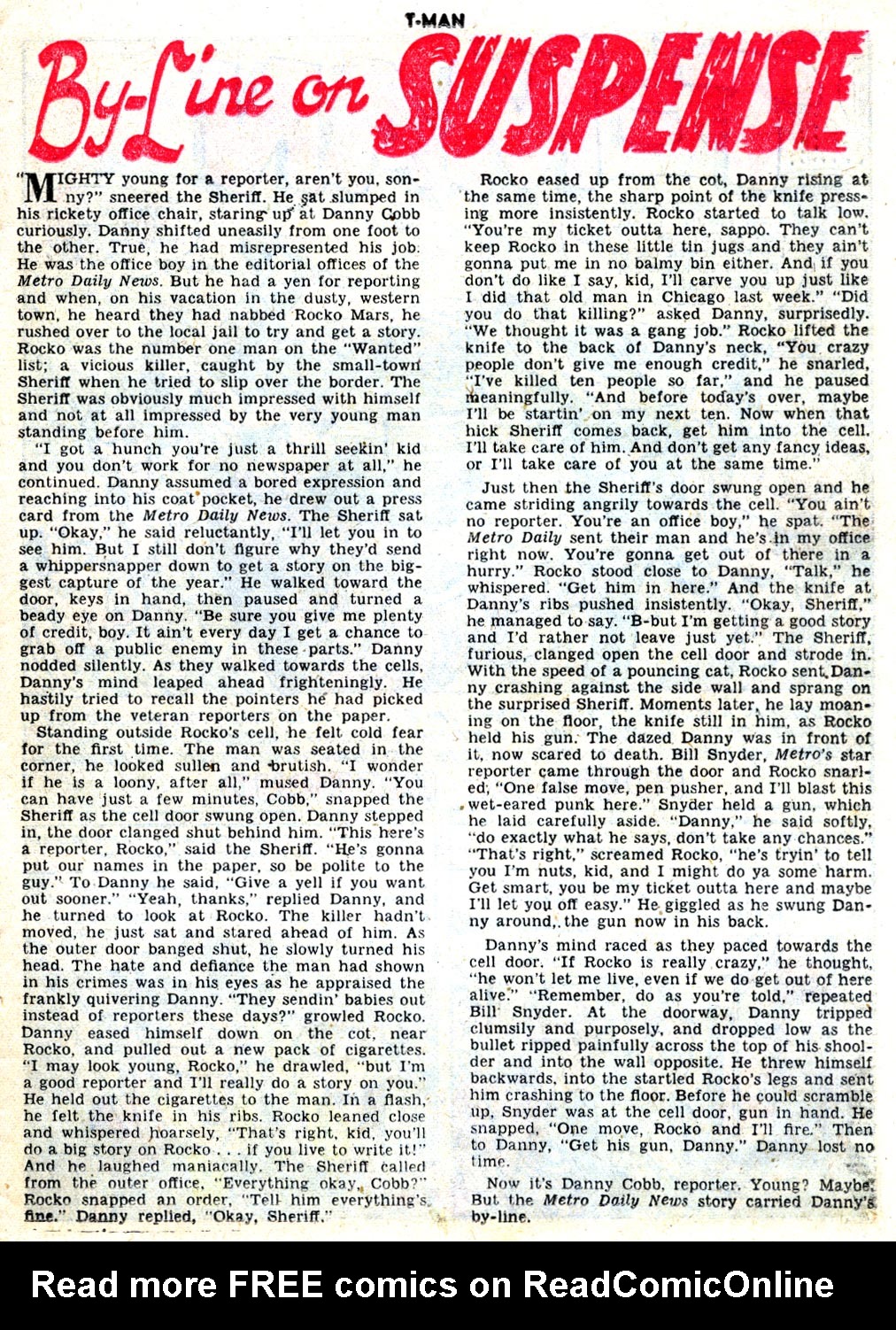 Read online T-Man: World Wide Trouble Shooter comic -  Issue #25 - 25