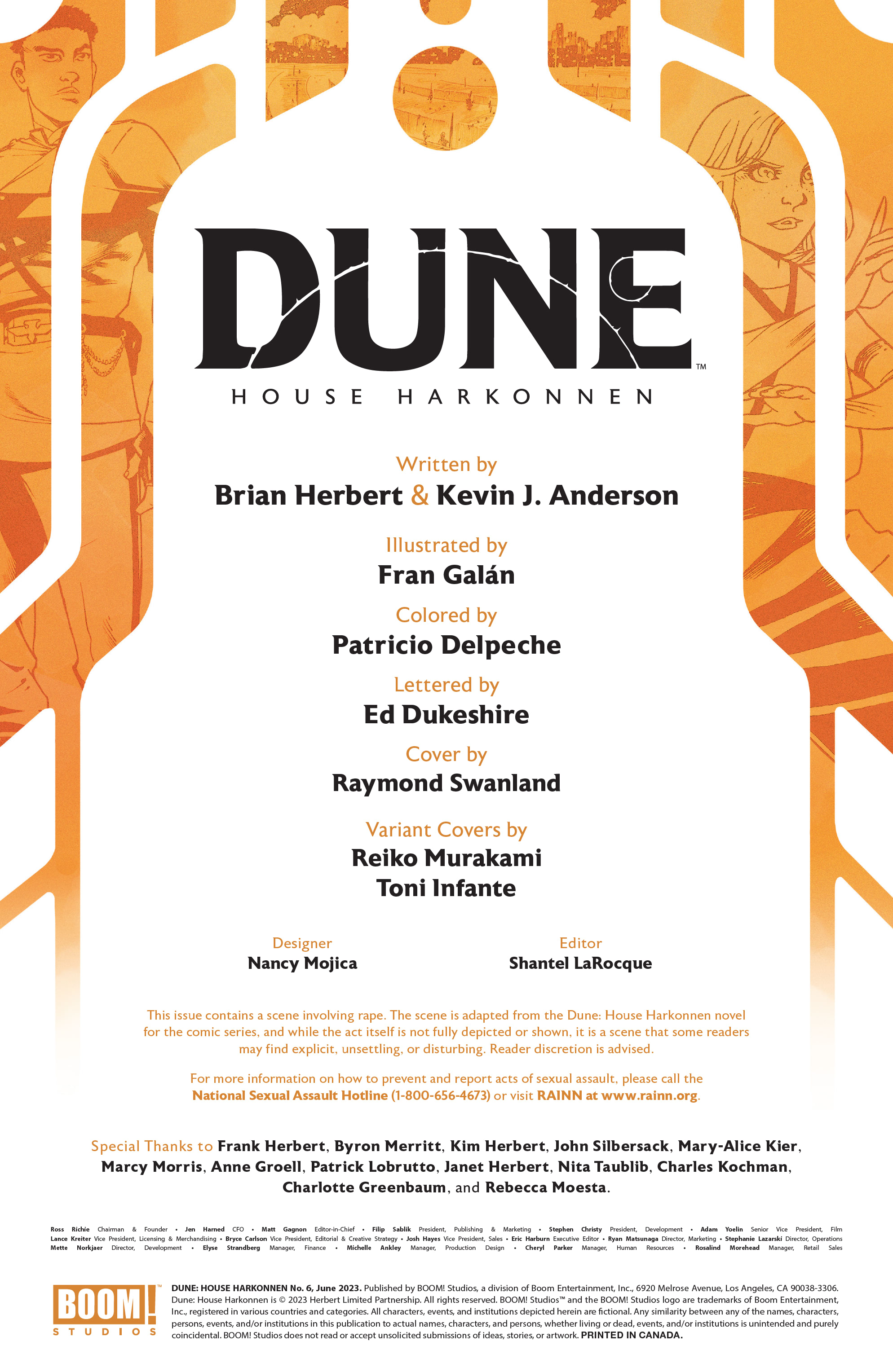Read online Dune: House Harkonnen comic -  Issue #6 - 2