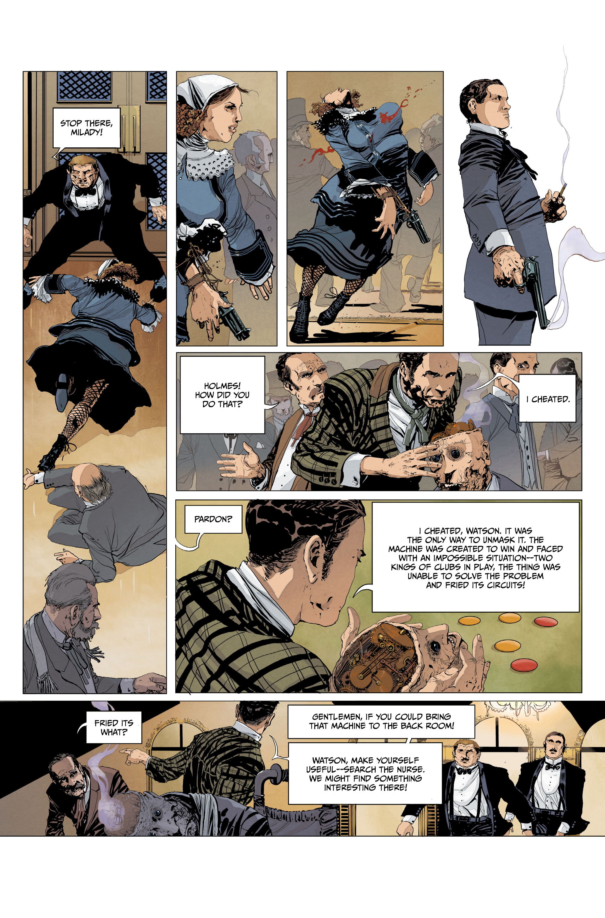 Read online M.O.R.I.A.R.T.Y : The Clockwork Empire comic -  Issue #1 - 15
