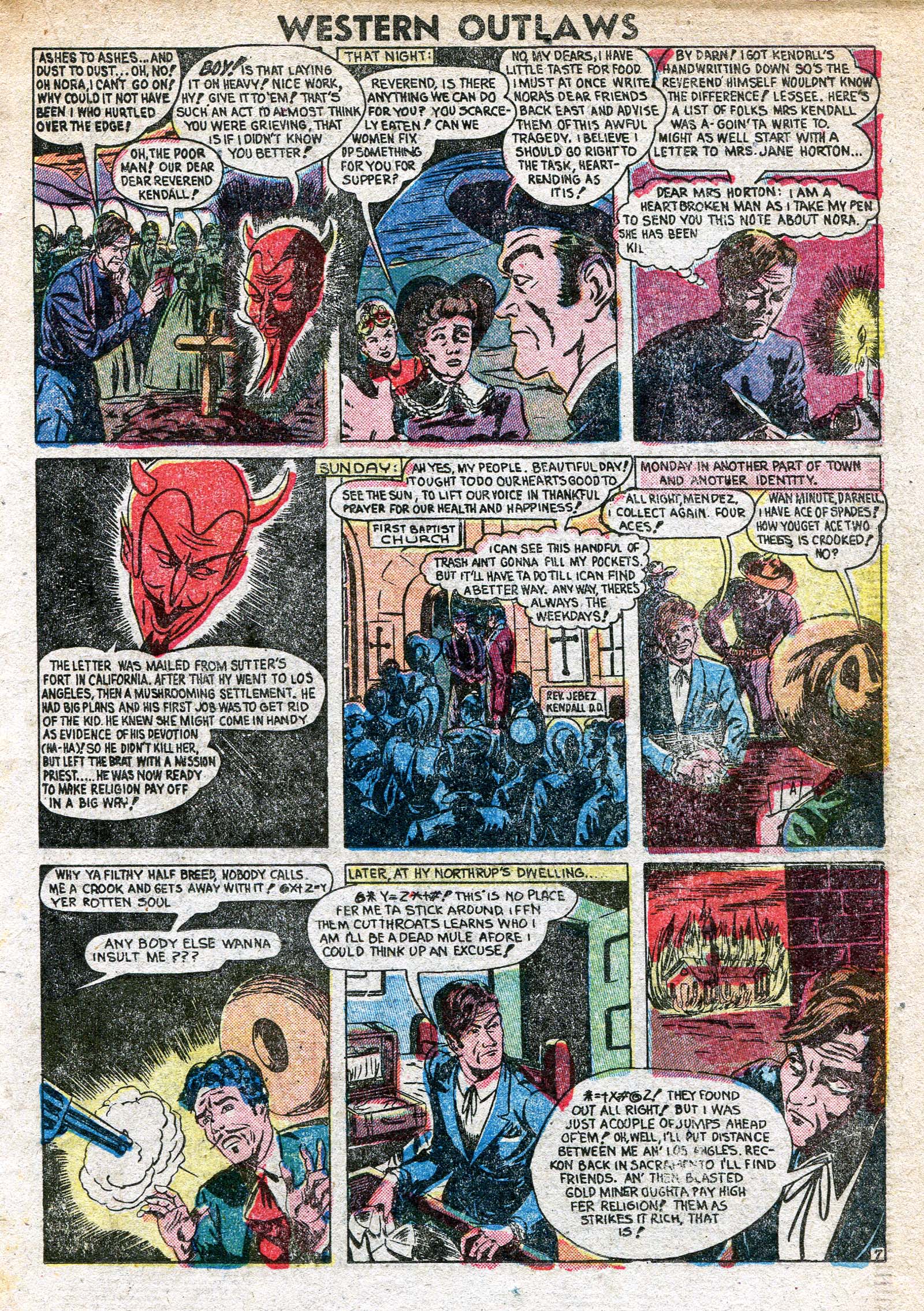 Read online Western Outlaws (1948) comic -  Issue #19 - 18