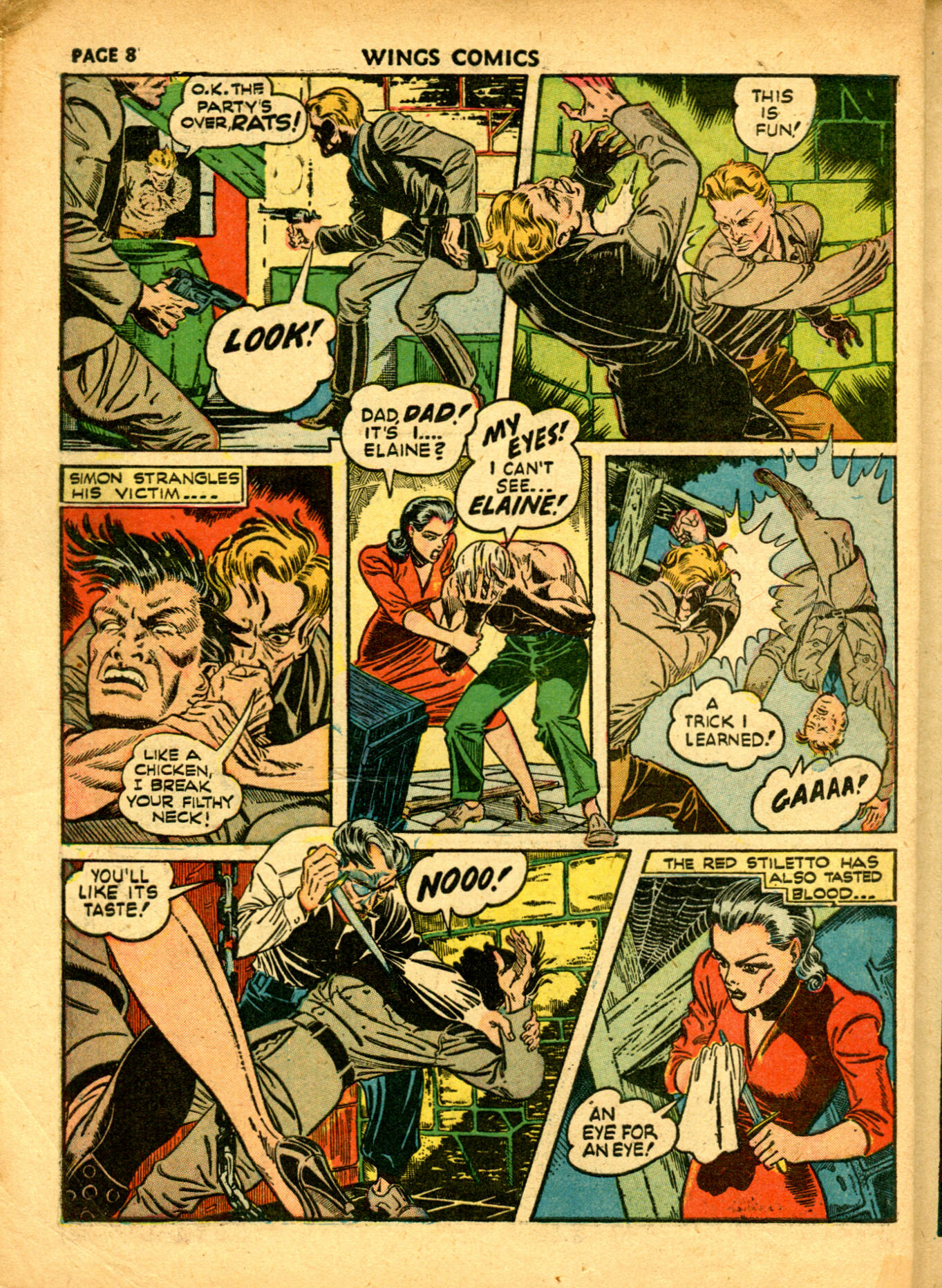 Read online Wings Comics comic -  Issue #19 - 11