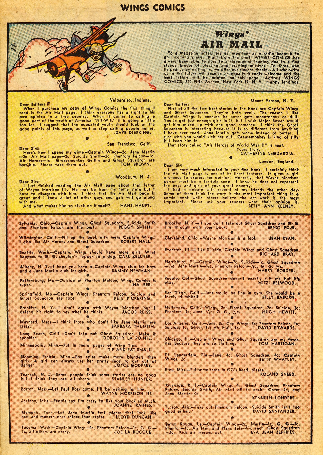 Read online Wings Comics comic -  Issue #82 - 36