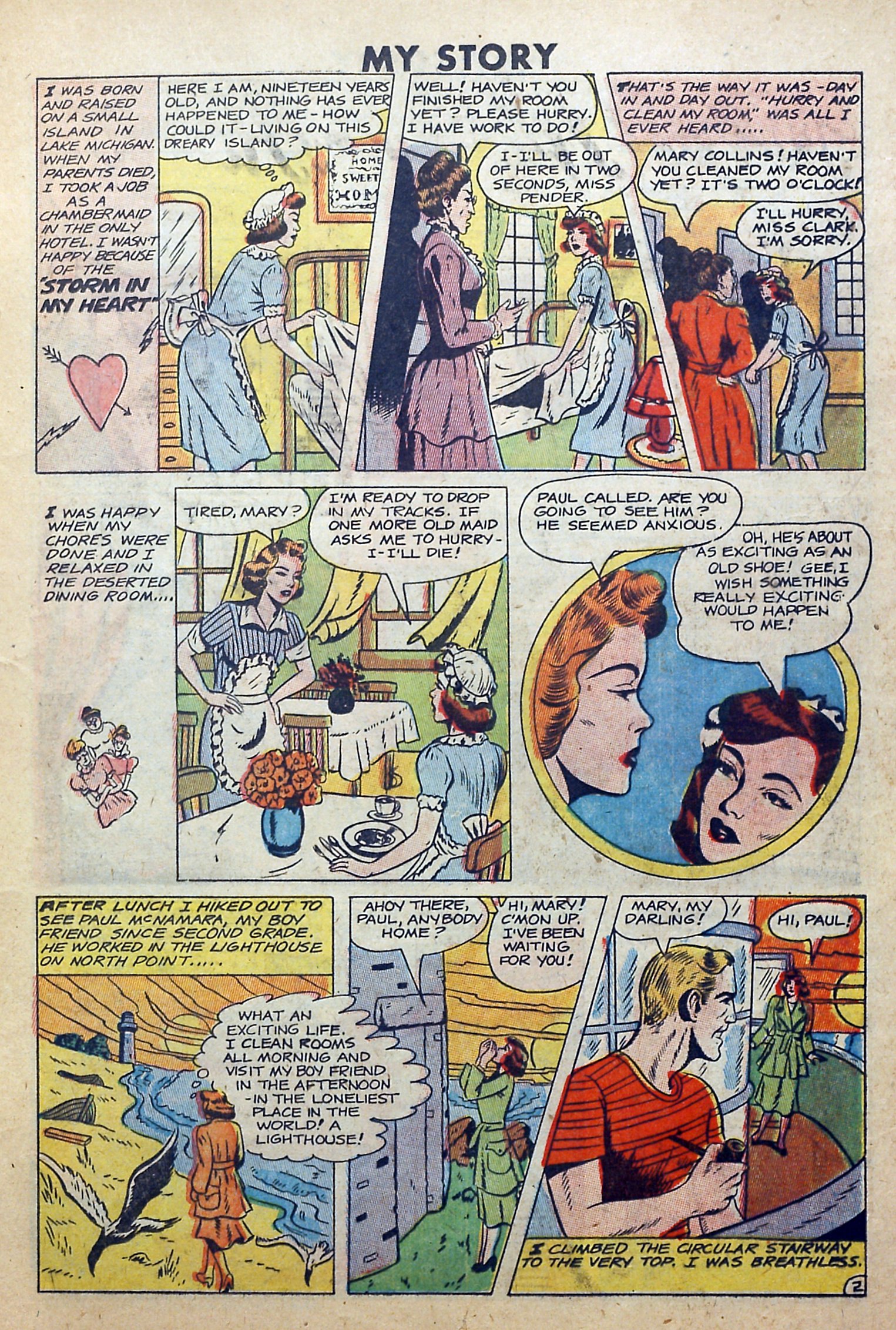 Read online My Story True Romances In Pictures comic -  Issue #12 - 13
