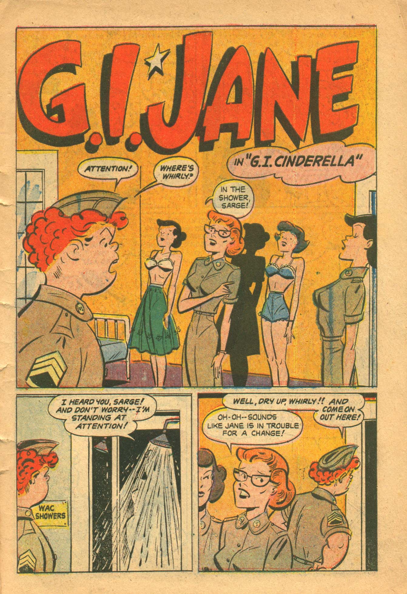 Read online G. I. Jane (1953) comic -  Issue #5 - 2