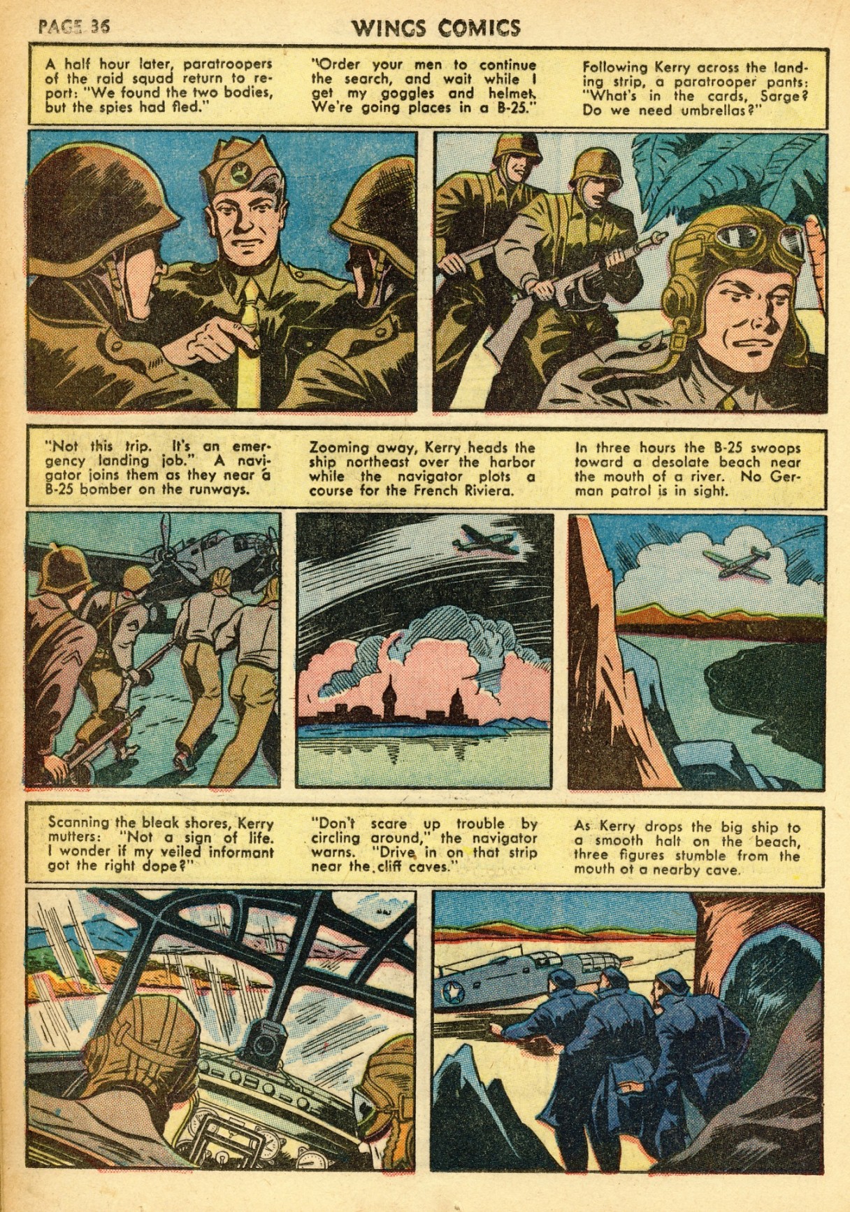 Read online Wings Comics comic -  Issue #32 - 38