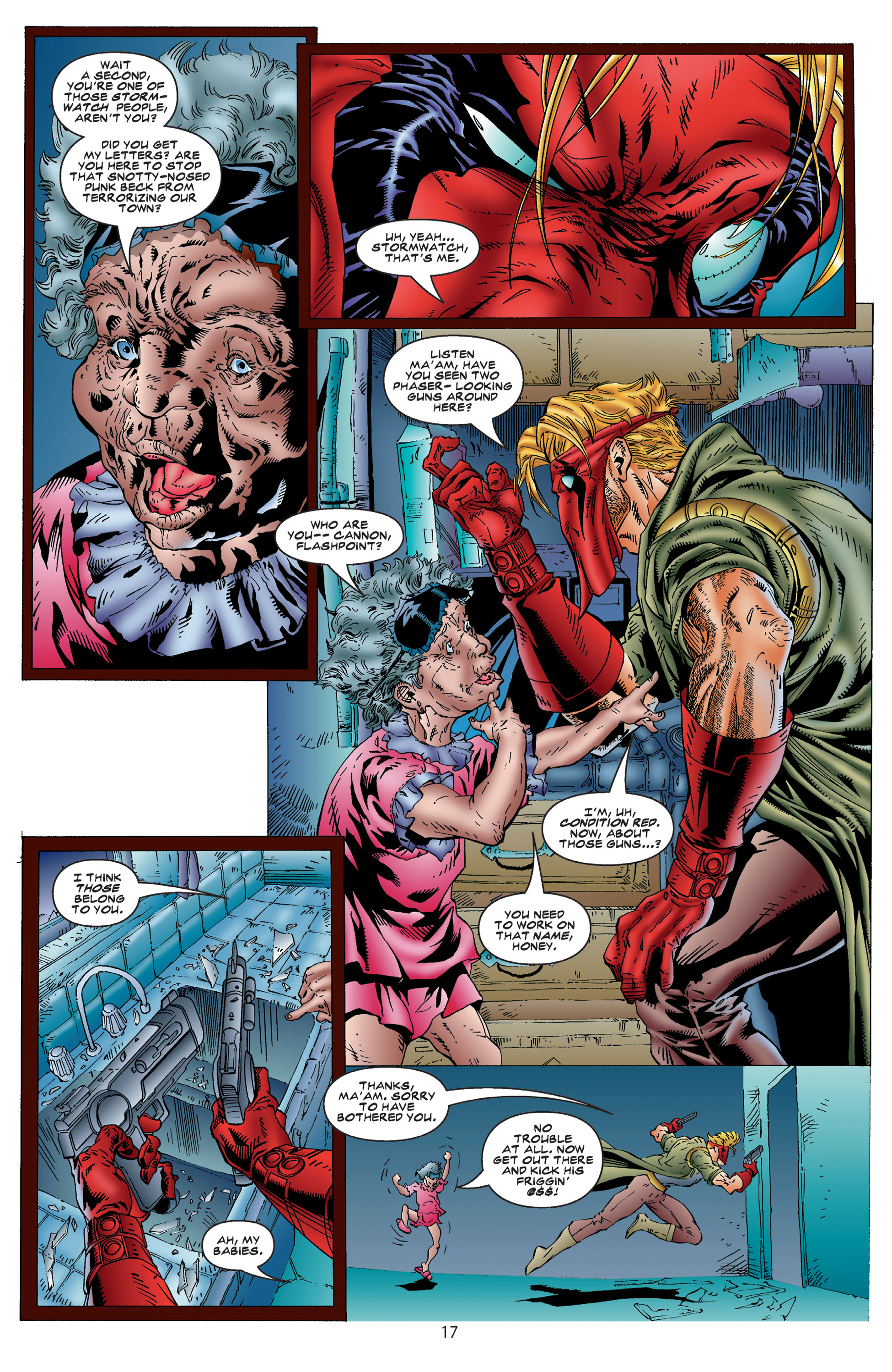 Read online Backlash comic -  Issue #16 - 17