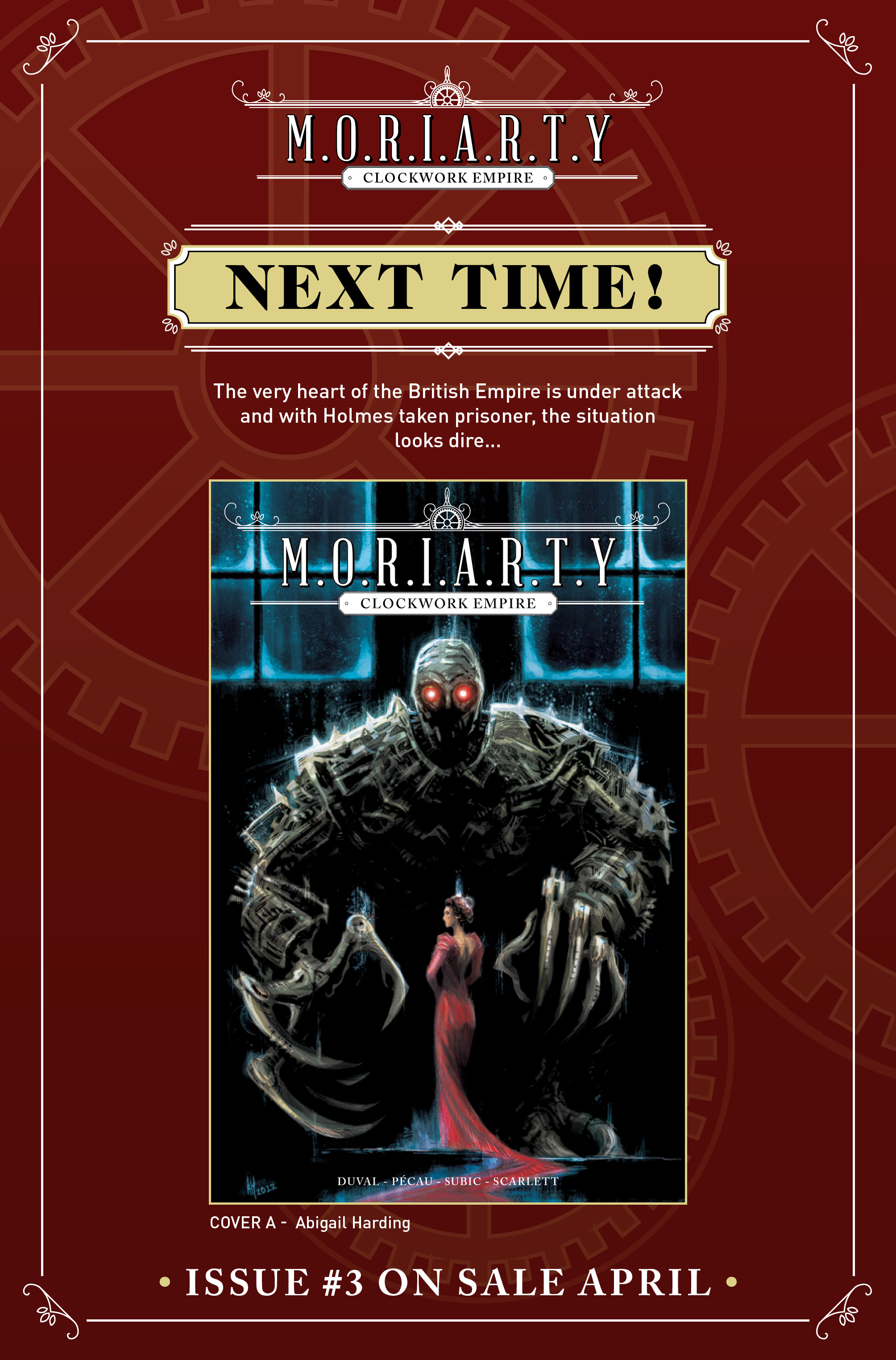 Read online M.O.R.I.A.R.T.Y : The Clockwork Empire comic -  Issue #2 - 39