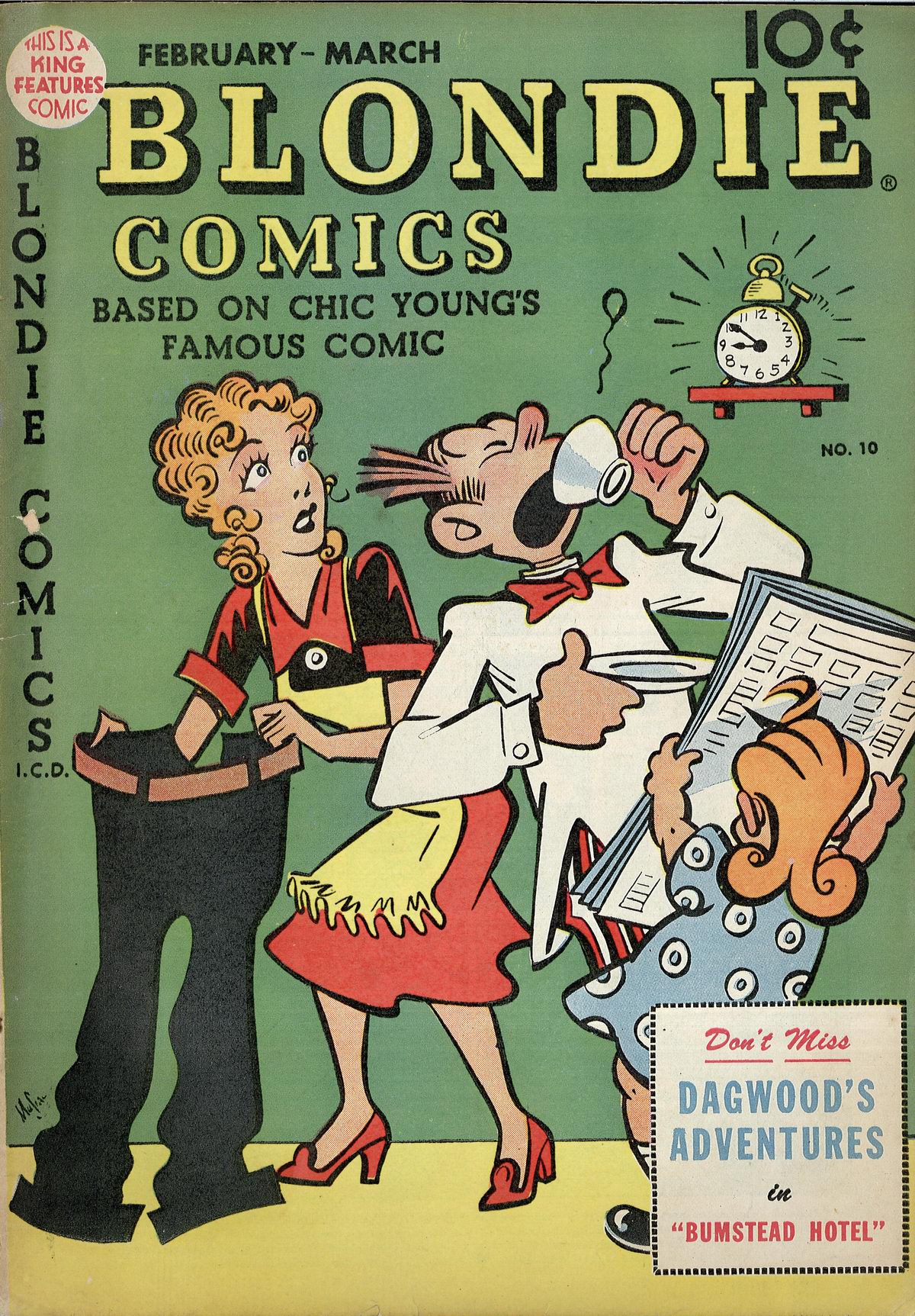 Read online Blondie Comics (1947) comic -  Issue #10 - 1