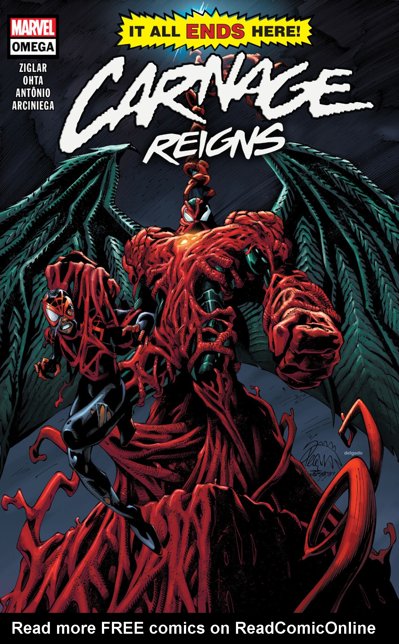 Read online Carnage Reigns Omega comic -  Issue # Full - 1
