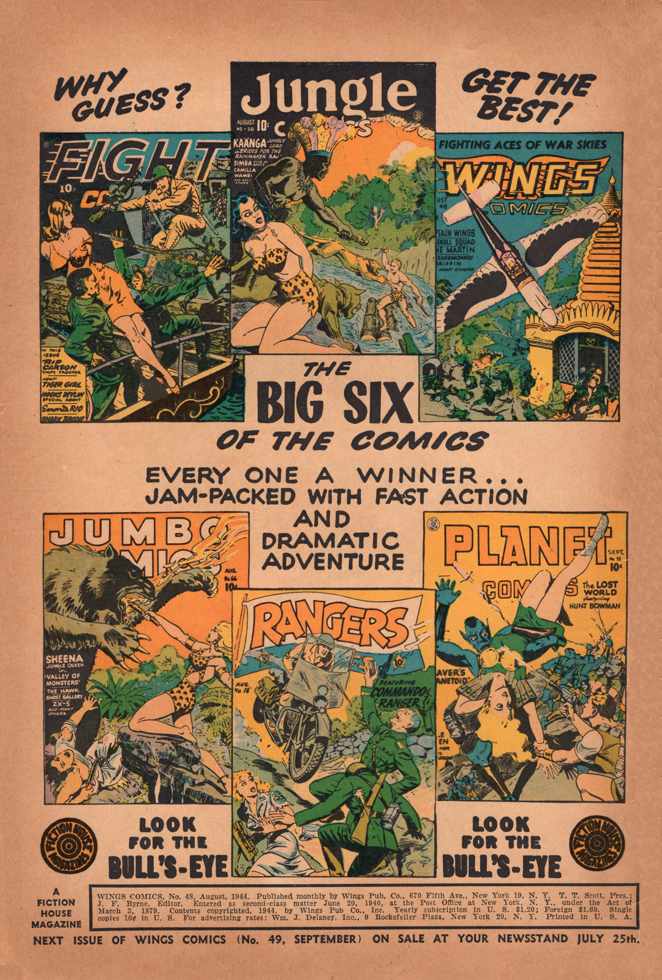 Read online Wings Comics comic -  Issue #48 - 2