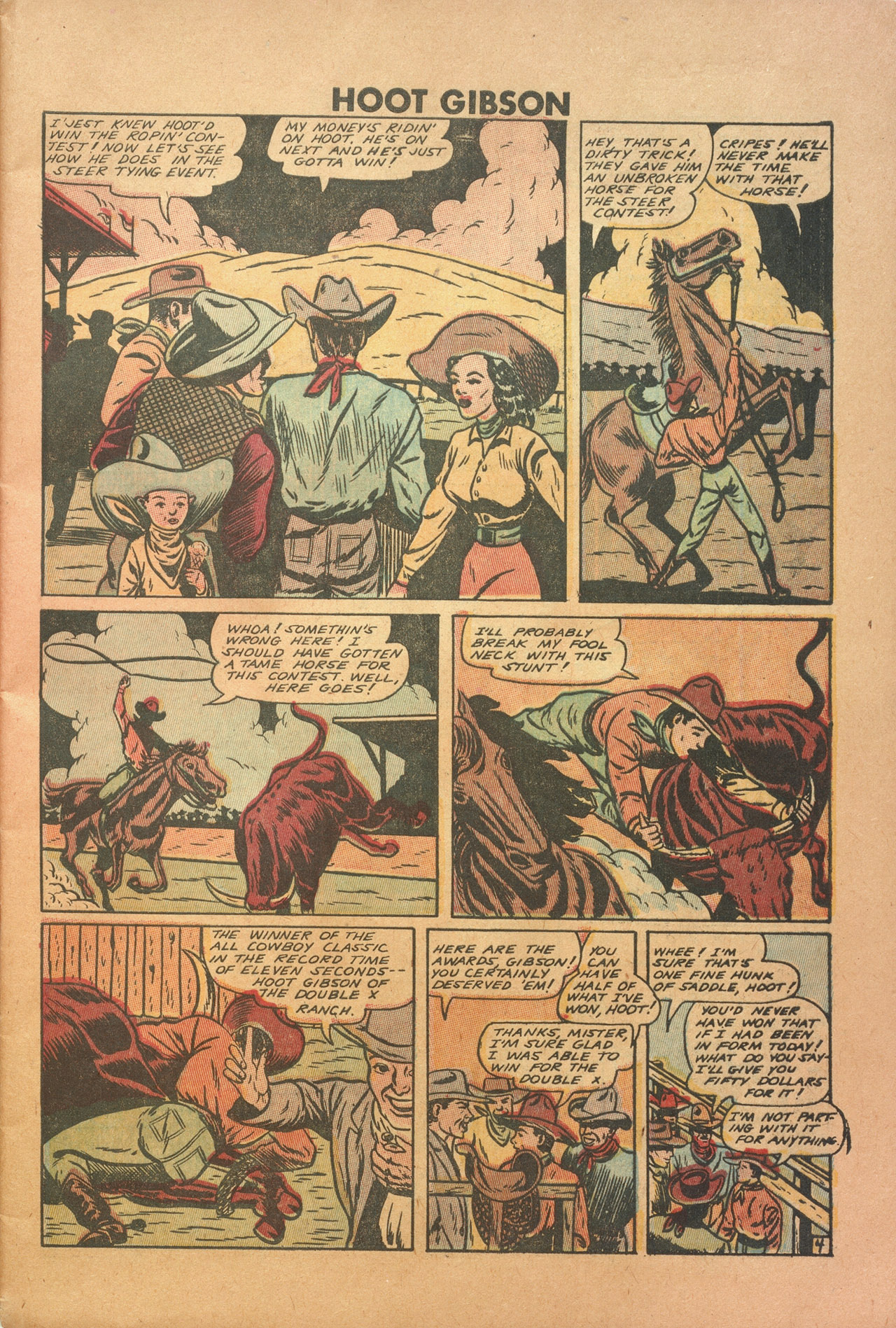 Read online Hoot Gibson comic -  Issue #1 - 5