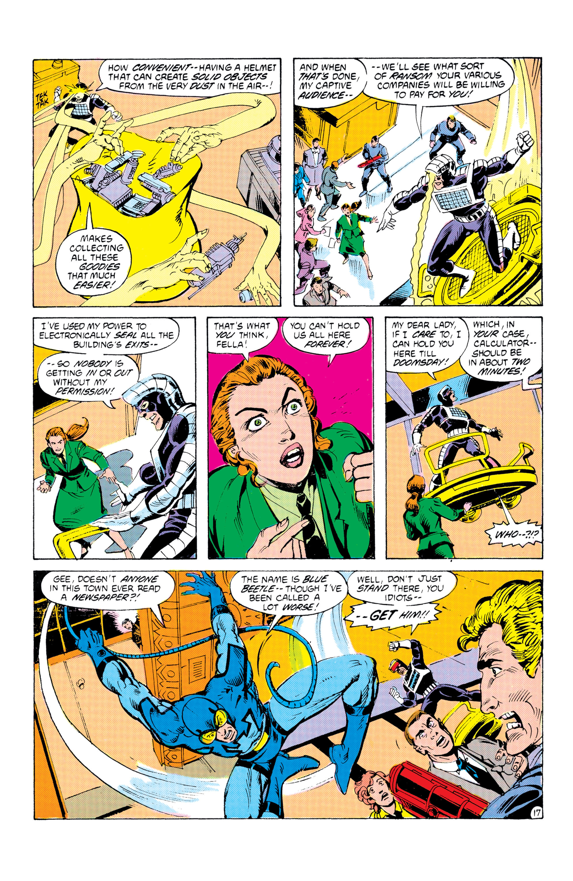 Read online Blue Beetle (1986) comic -  Issue #8 - 18