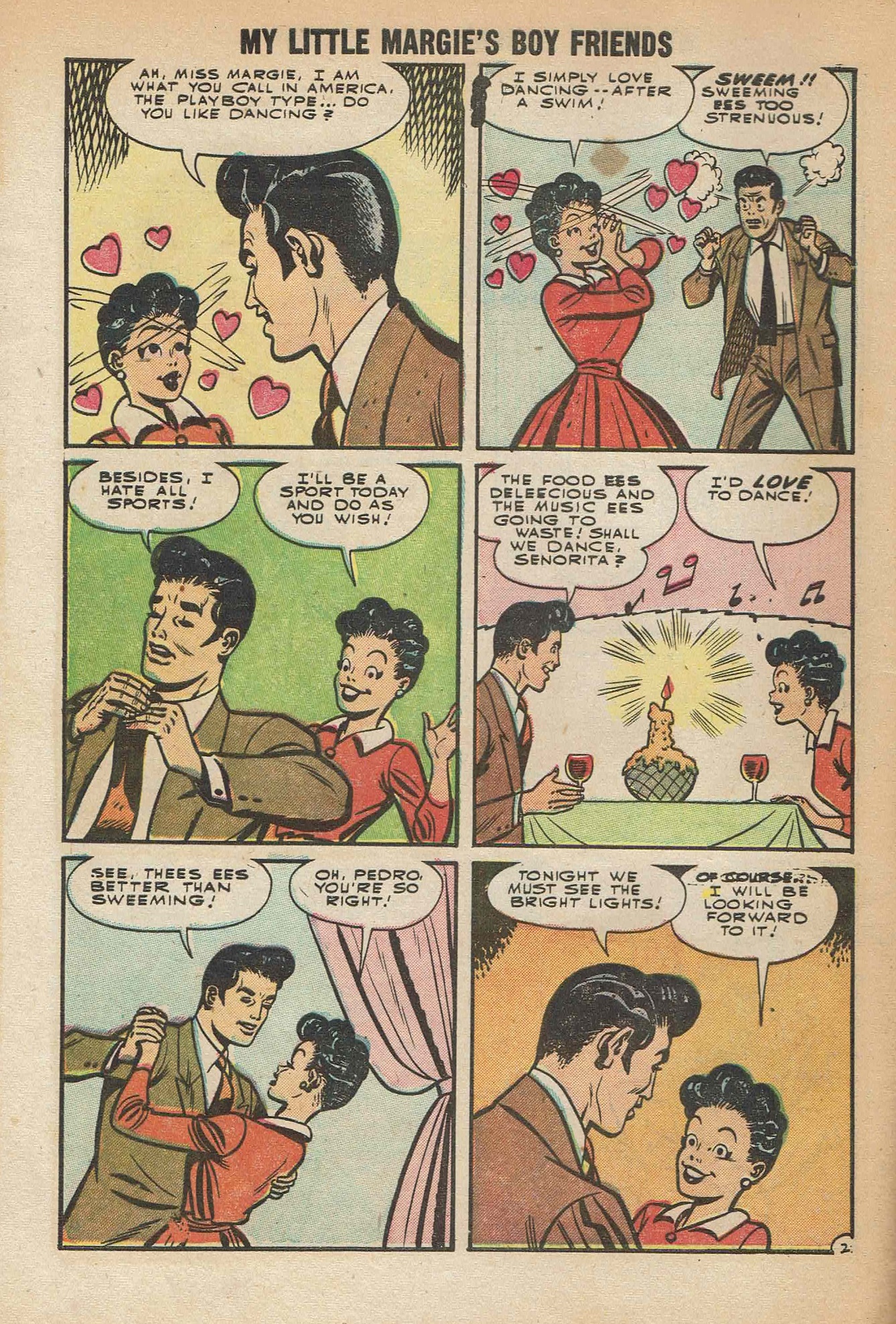 Read online My Little Margie's Boy Friends comic -  Issue #1 - 4