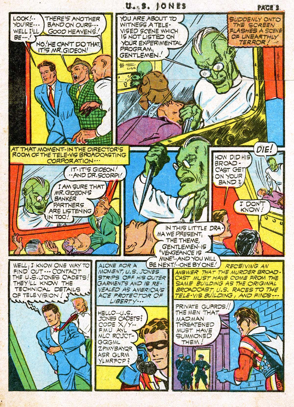 Read online U.S. Jones comic -  Issue #1 - 4