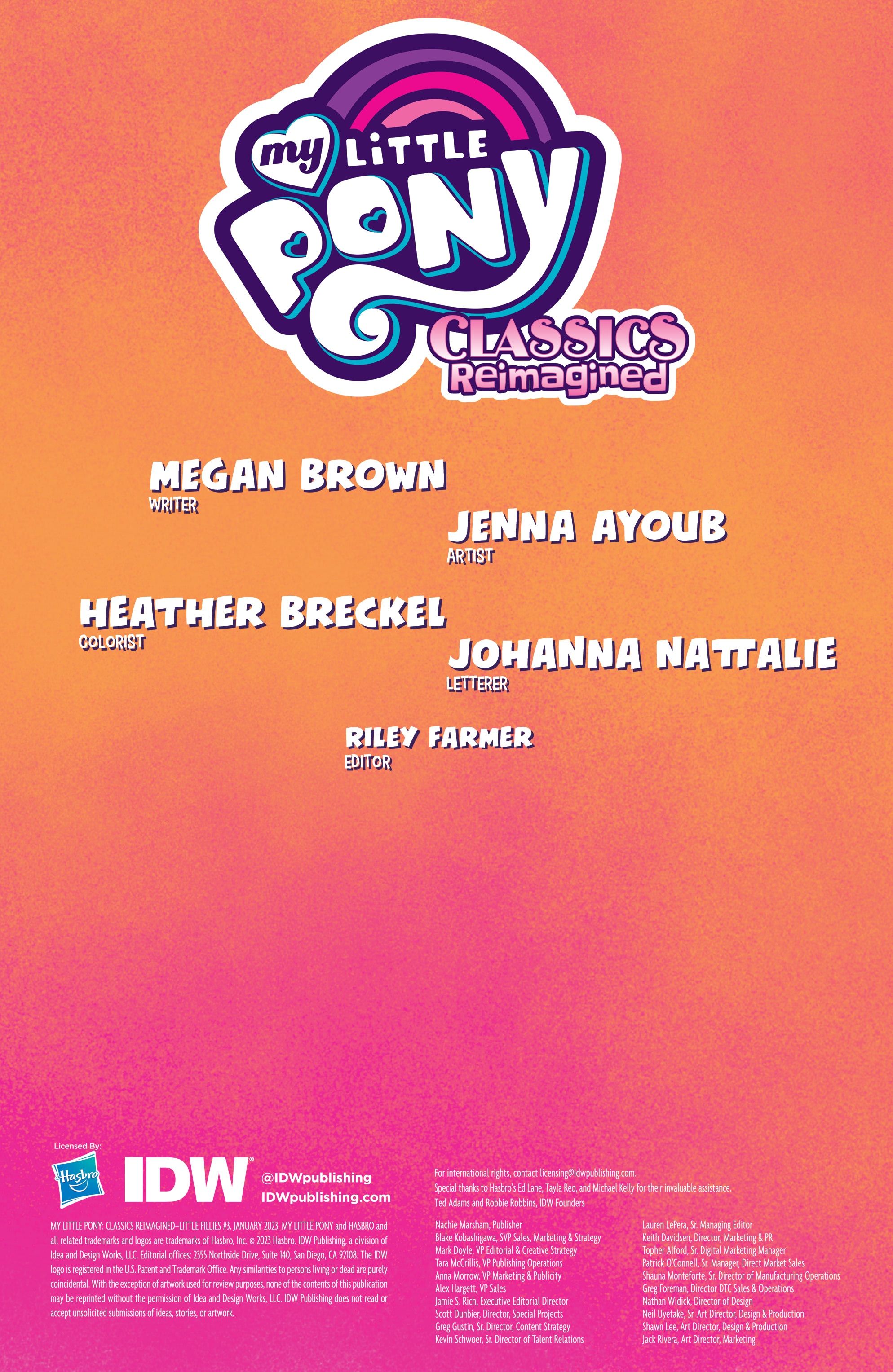 Read online My Little Pony: Classics Reimagined - Little Fillies comic -  Issue #3 - 2