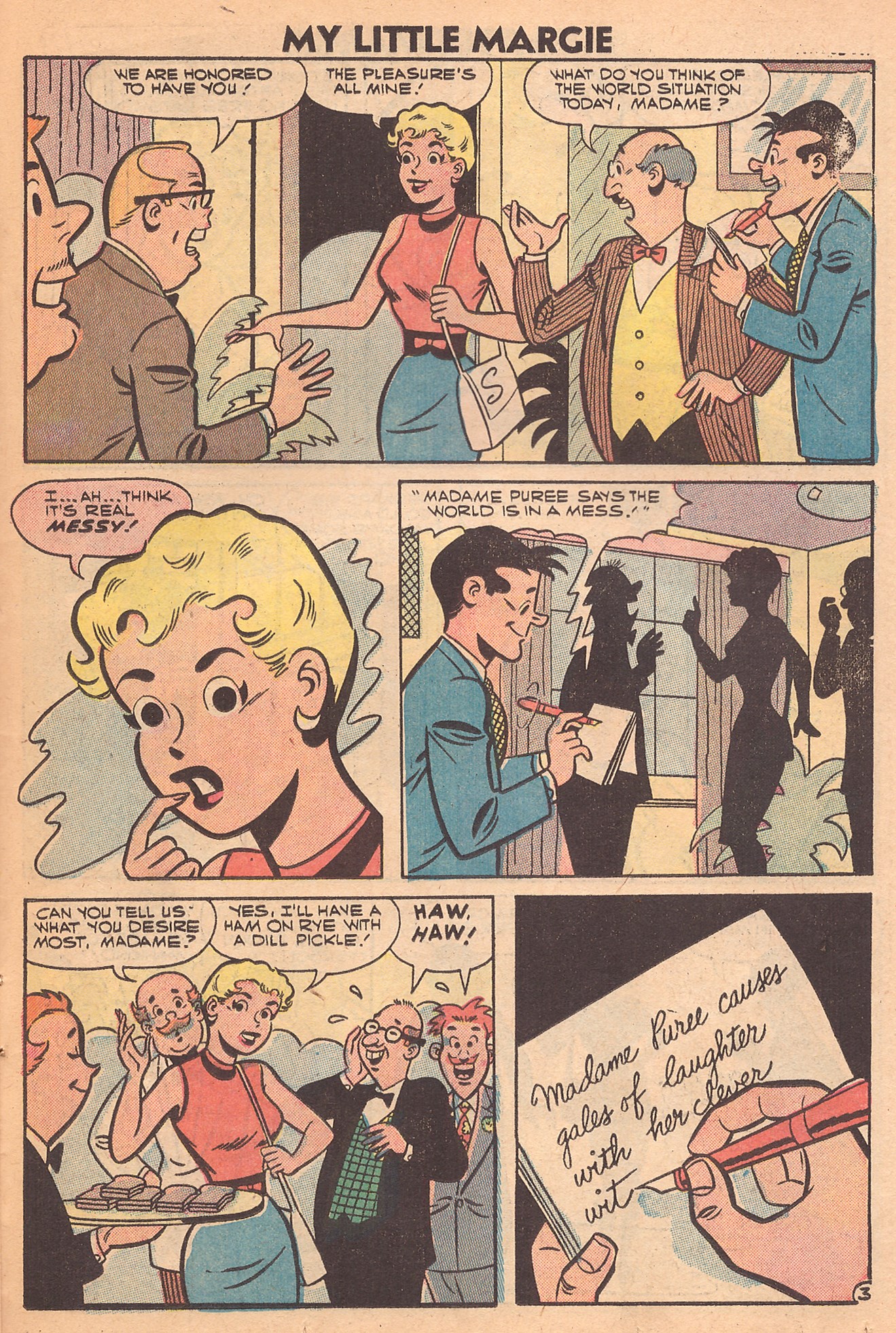 Read online My Little Margie (1954) comic -  Issue #22 - 23