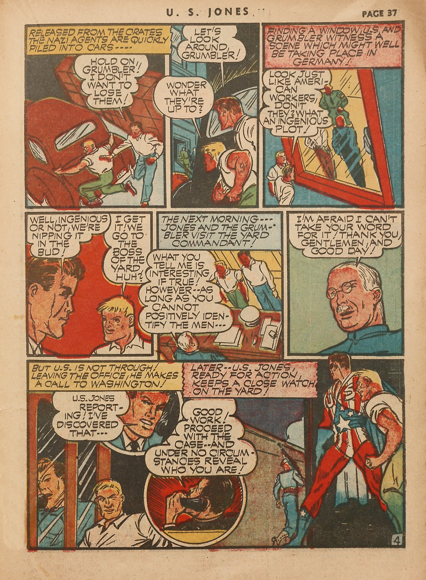 Read online U.S. Jones comic -  Issue #1 - 37