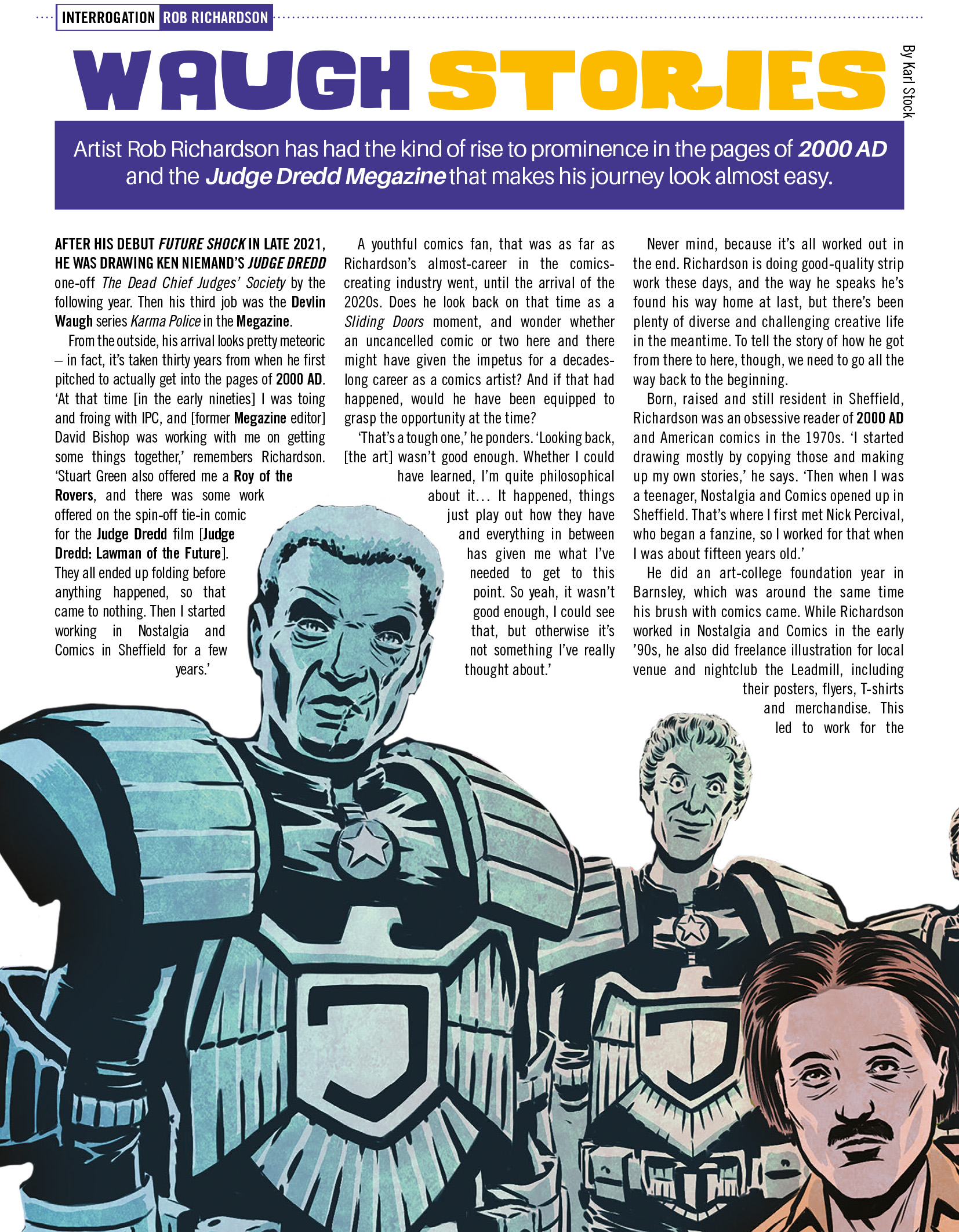 Read online Judge Dredd Megazine (Vol. 5) comic -  Issue #455 - 57