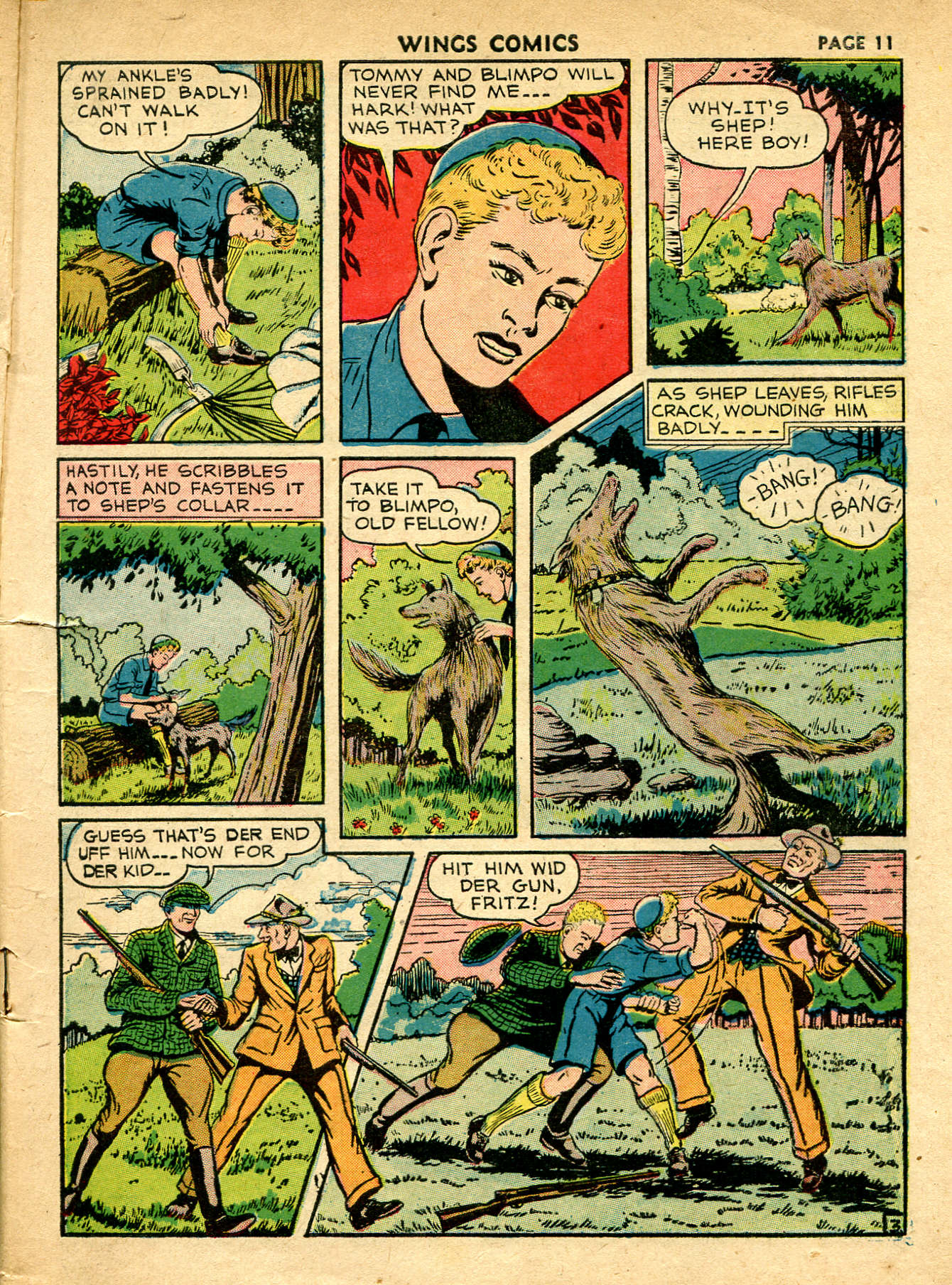 Read online Wings Comics comic -  Issue #15 - 13