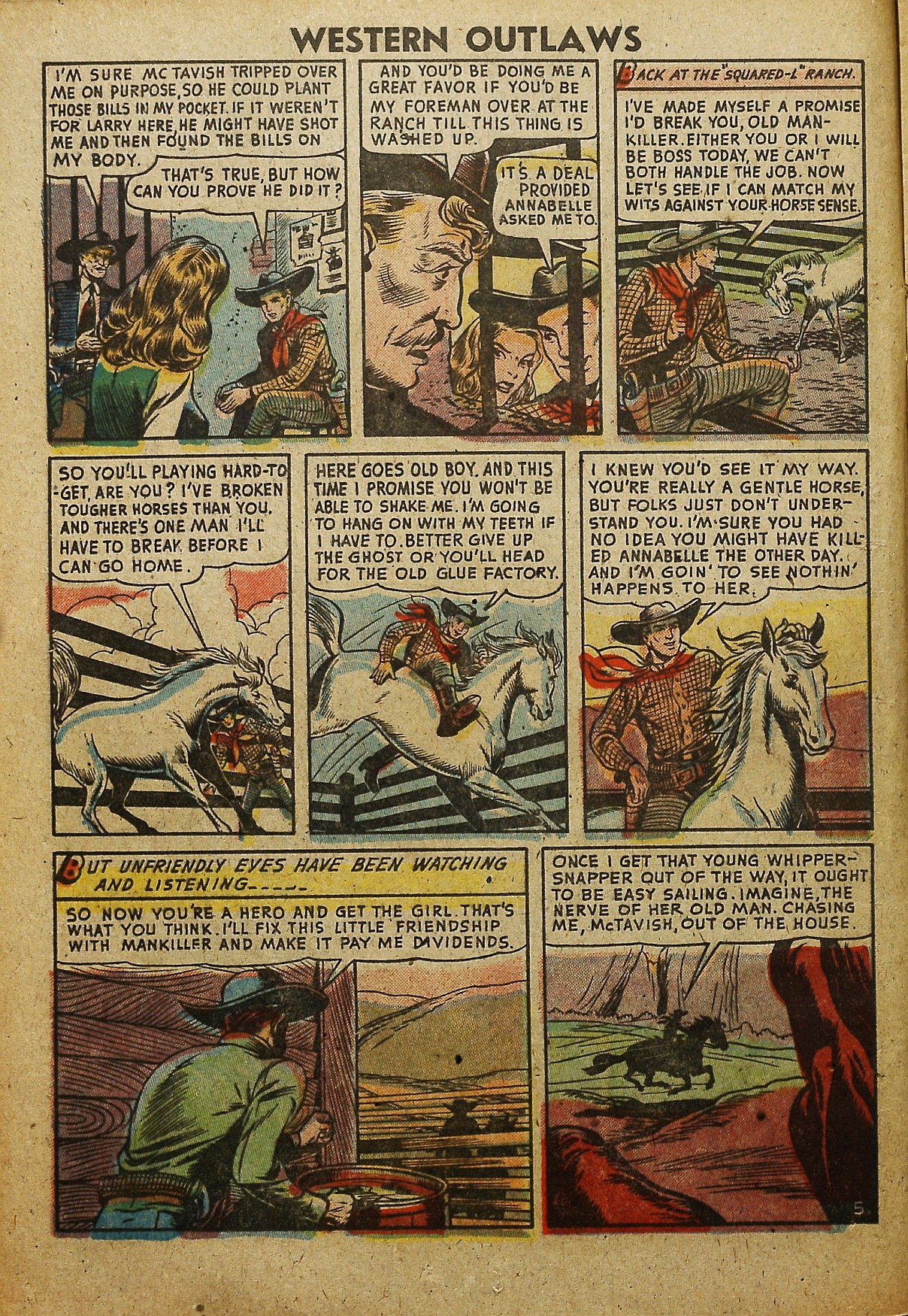 Read online Western Outlaws (1948) comic -  Issue #20 - 16