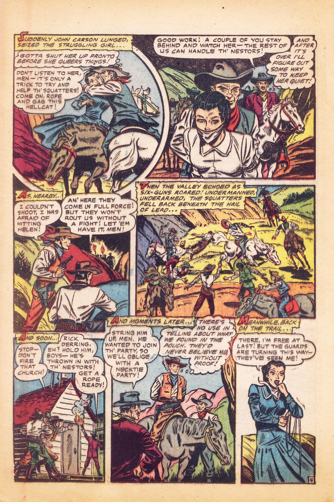 Read online Cowgirl Romances (1950) comic -  Issue #9 - 24