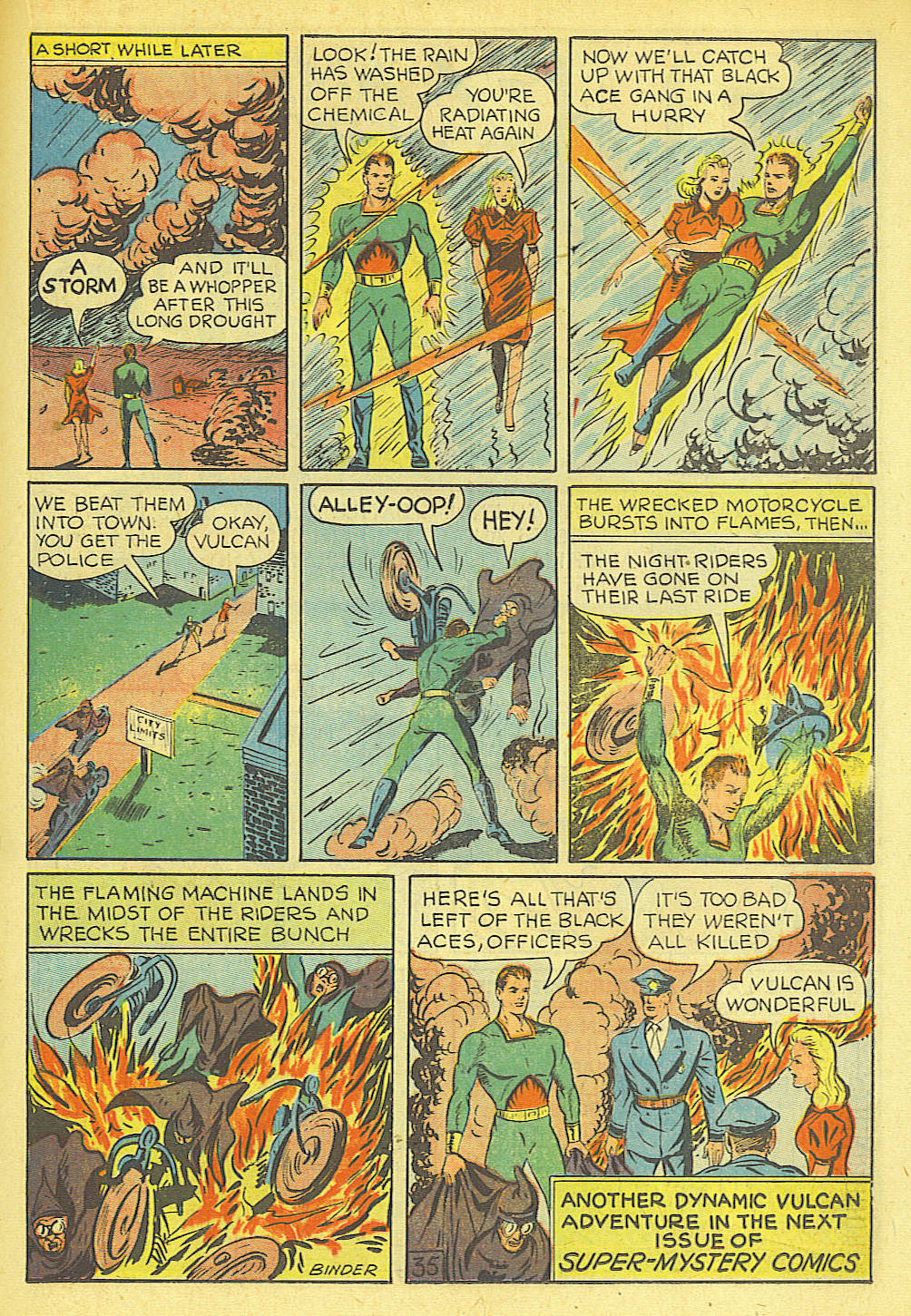Read online Super-Mystery Comics comic -  Issue #6 - 36