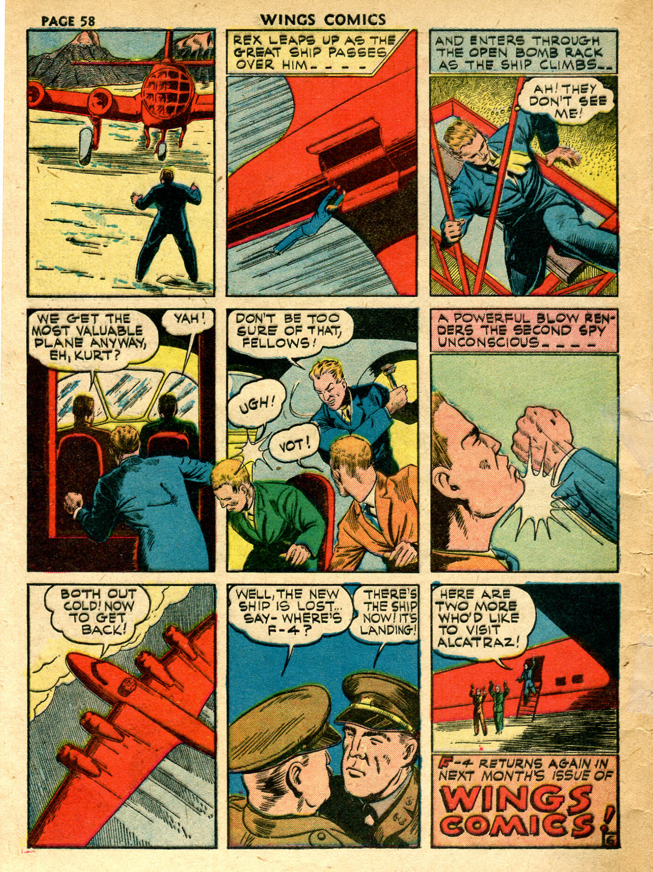 Read online Wings Comics comic -  Issue #15 - 60