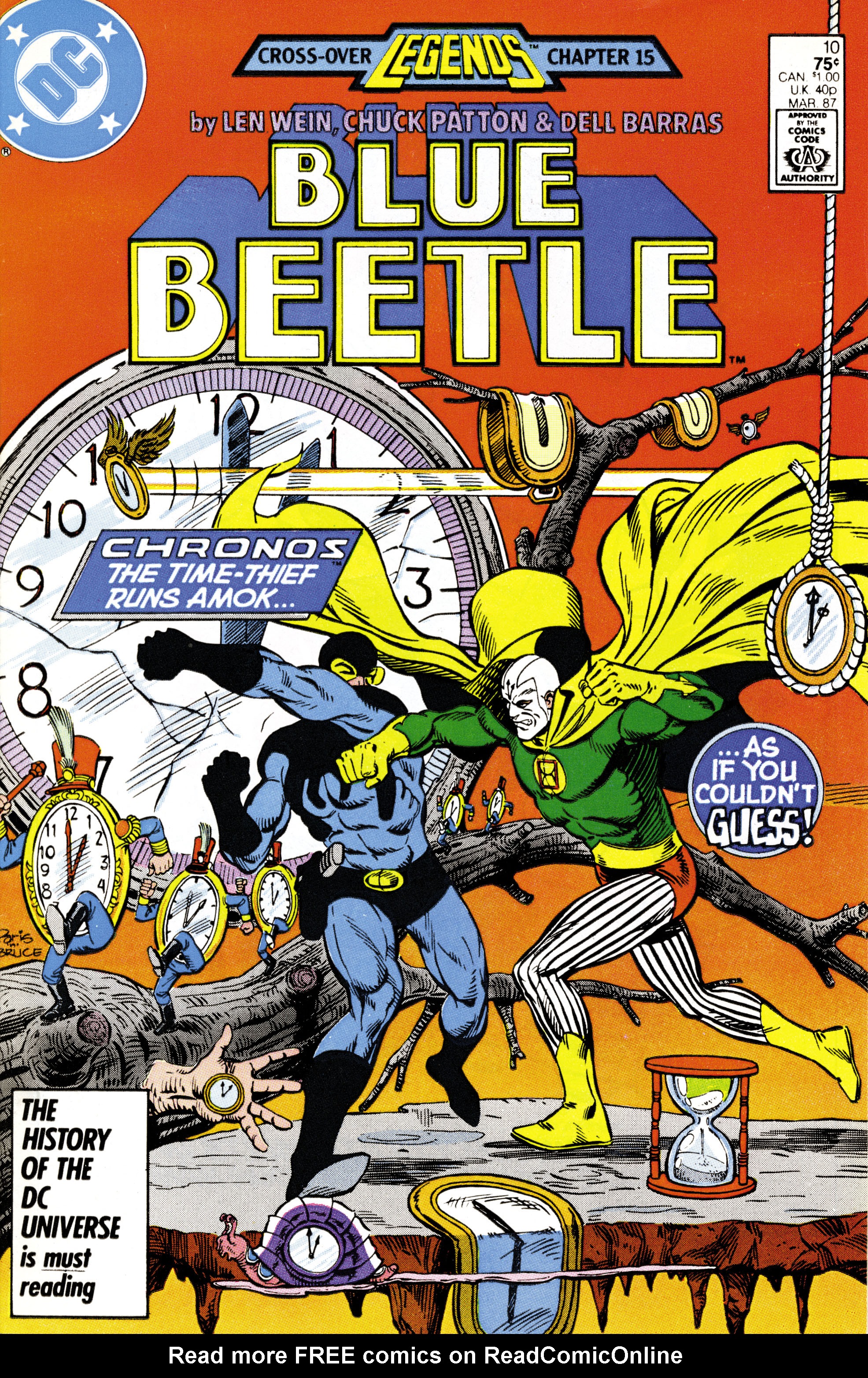 Read online Blue Beetle (1986) comic -  Issue #10 - 1