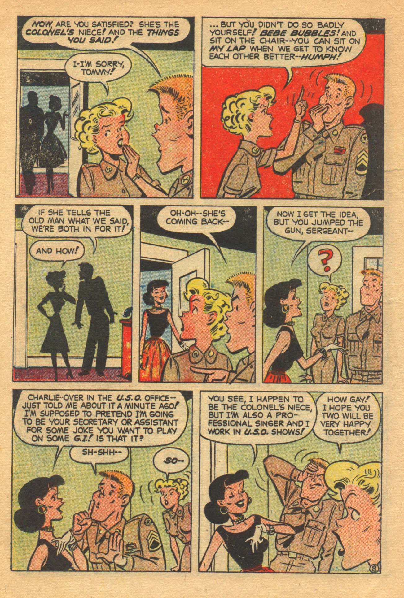 Read online G. I. Jane (1953) comic -  Issue #5 - 17