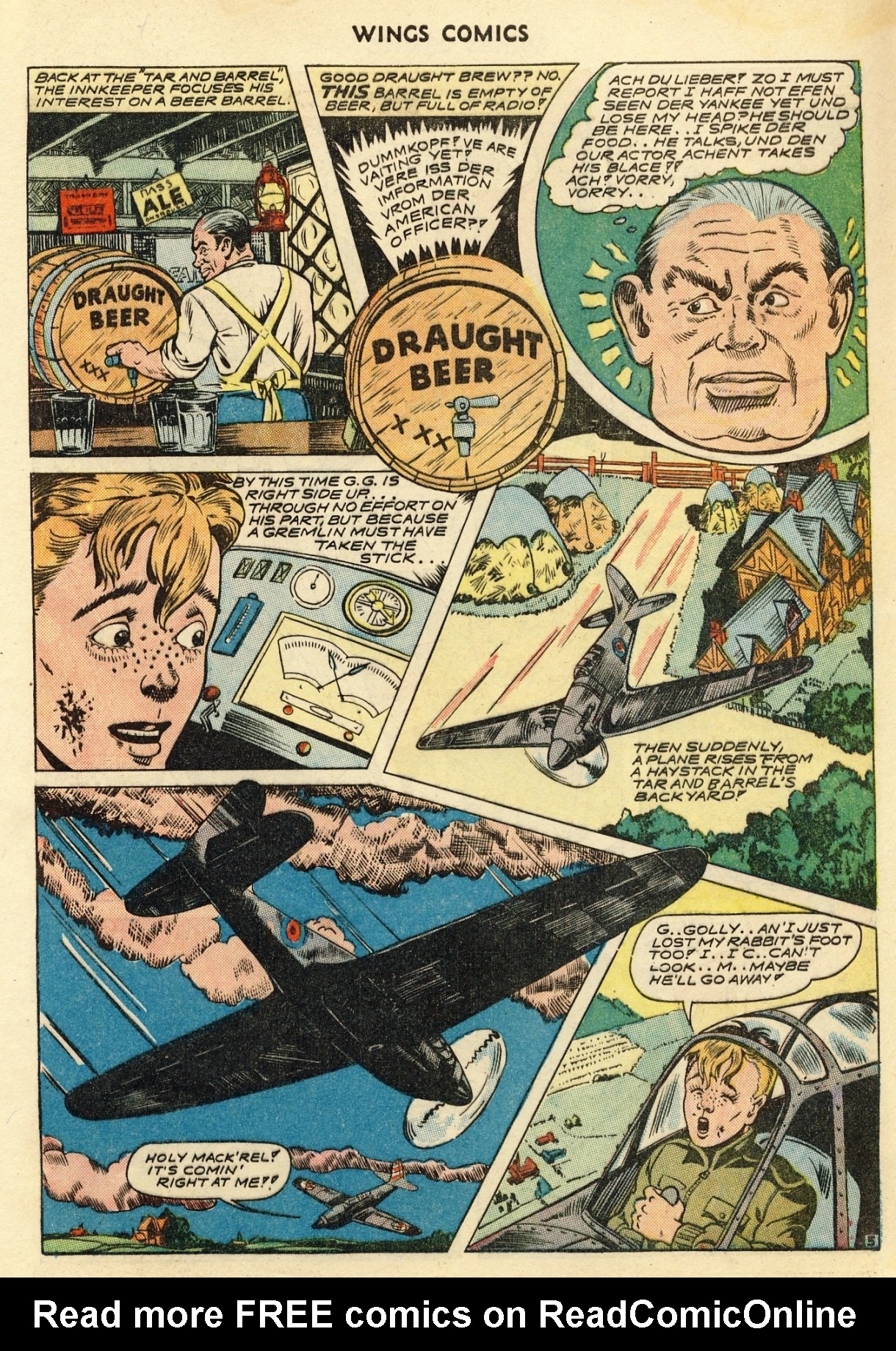 Read online Wings Comics comic -  Issue #36 - 17