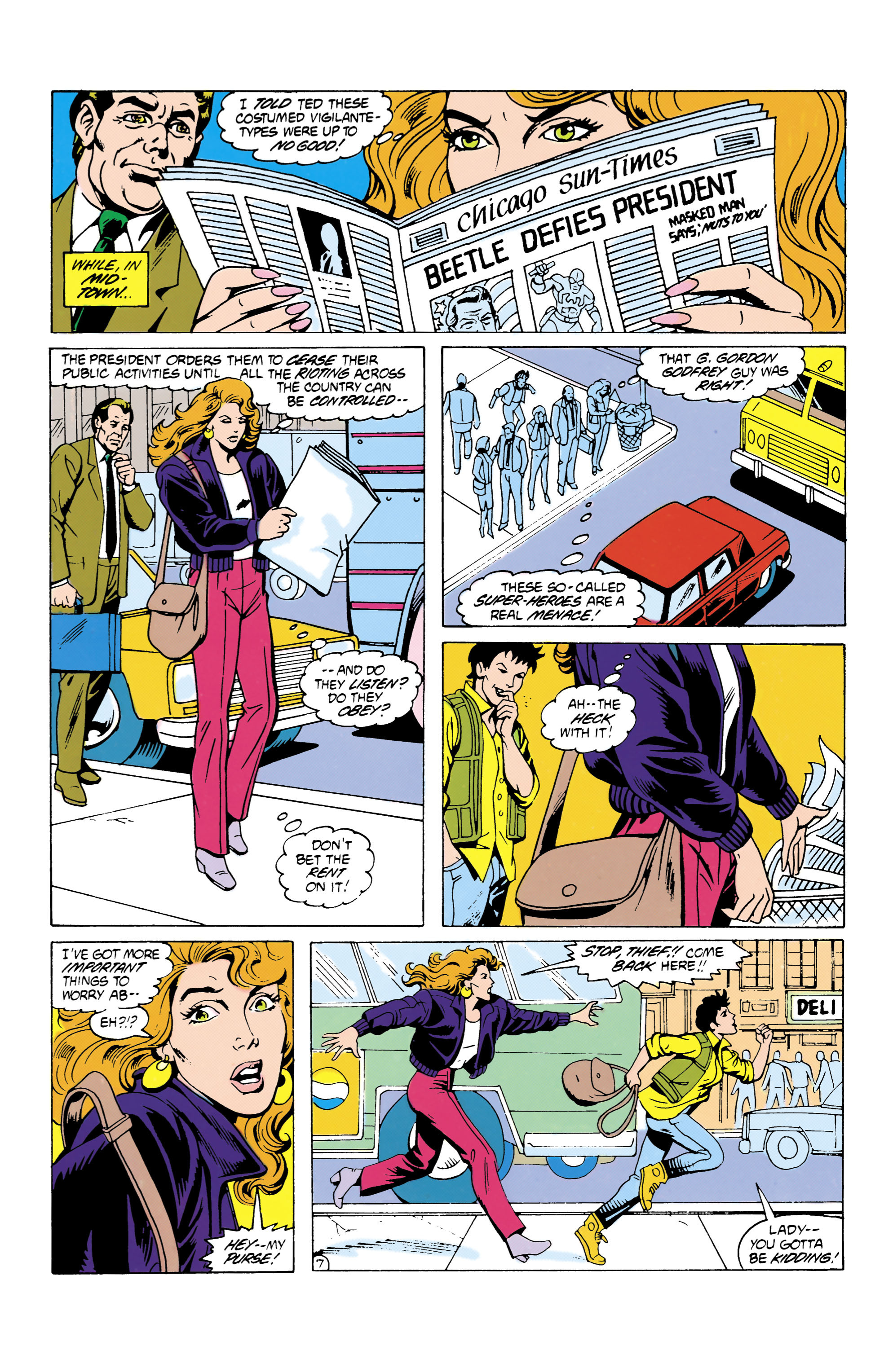 Read online Blue Beetle (1986) comic -  Issue #10 - 7