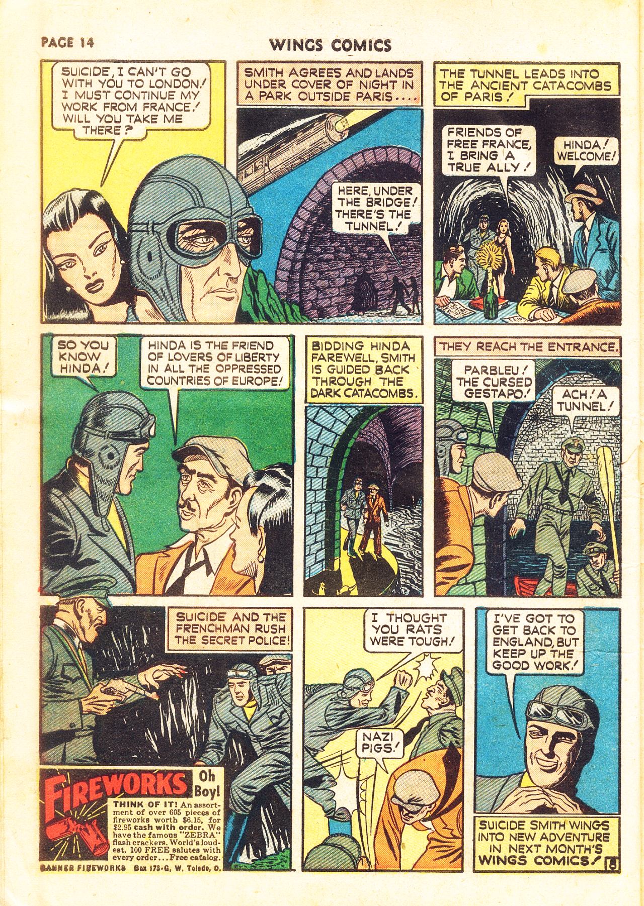 Read online Wings Comics comic -  Issue #11 - 16