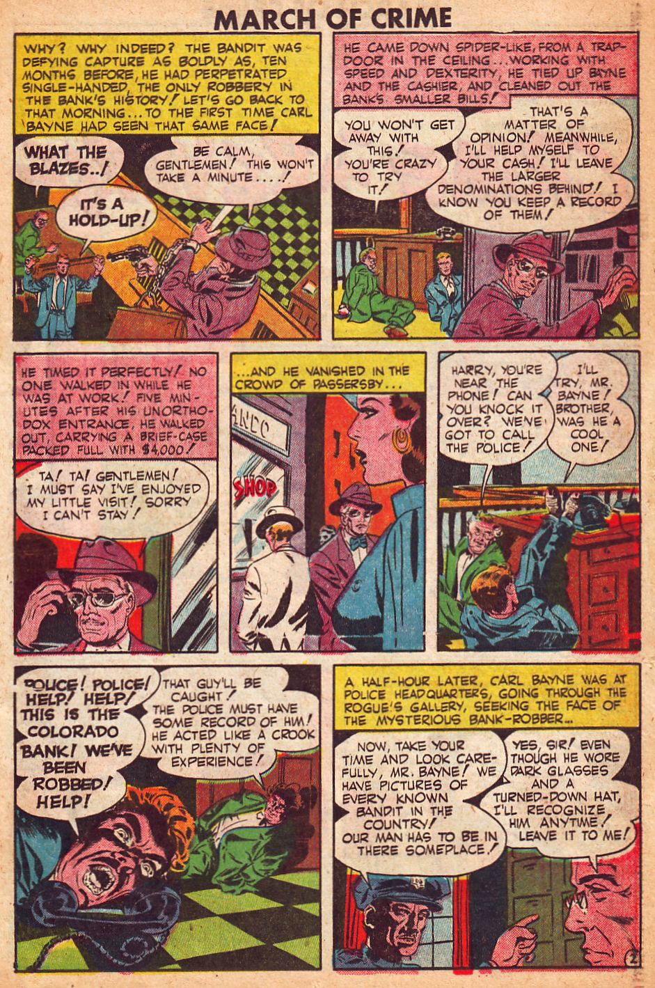 Read online March of Crime comic -  Issue #2 - 12