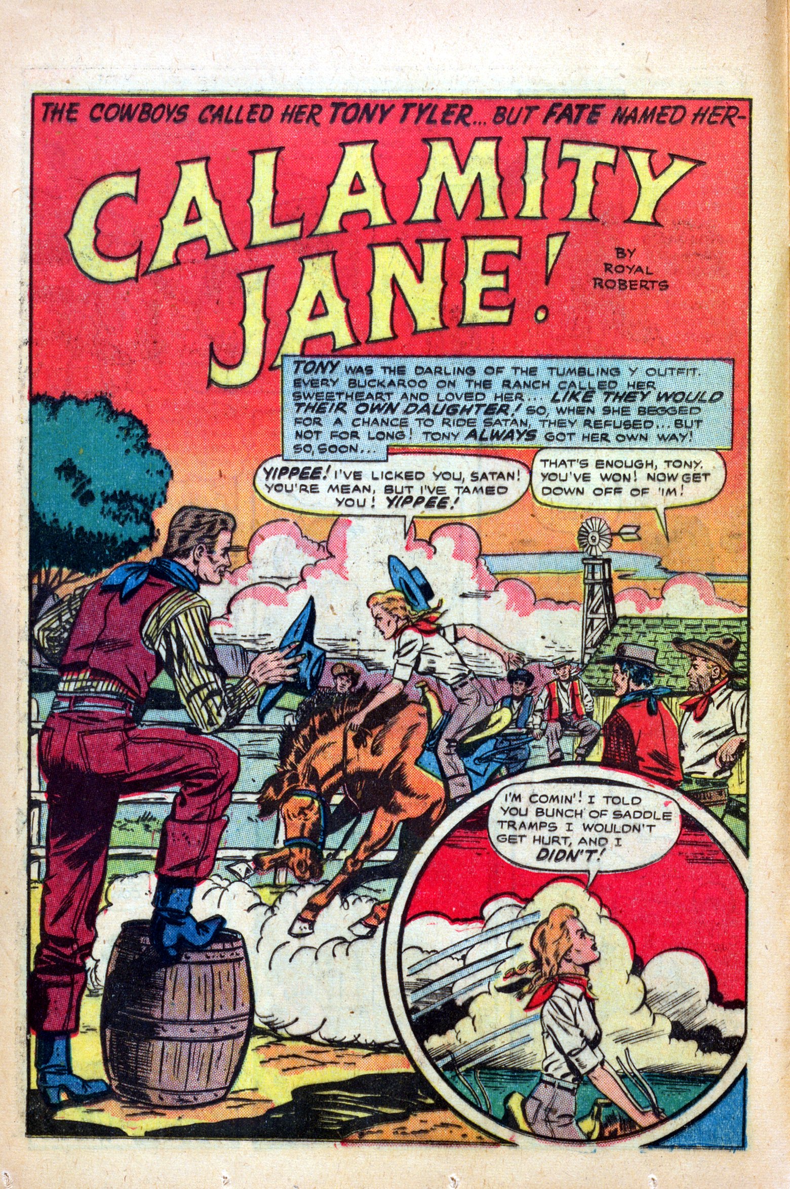 Read online Cowgirl Romances (1950) comic -  Issue #1 - 18