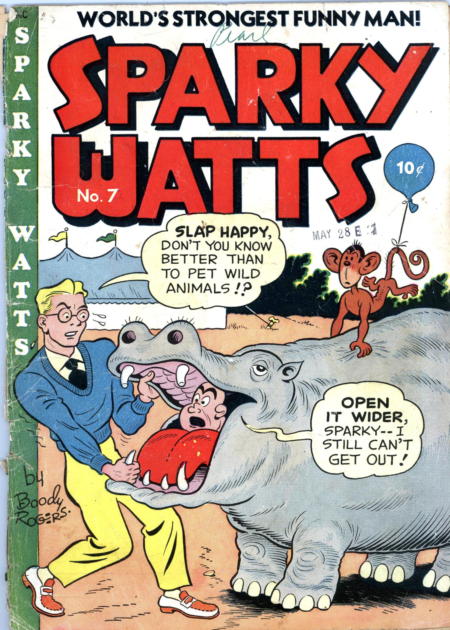 Read online Sparky Watts comic -  Issue #7 - 1