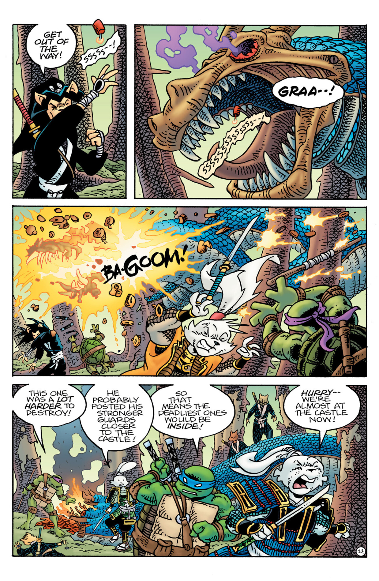 Read online Teenage Mutant Ninja Turtles/Usagi Yojimbo: WhereWhen comic -  Issue #4 - 22