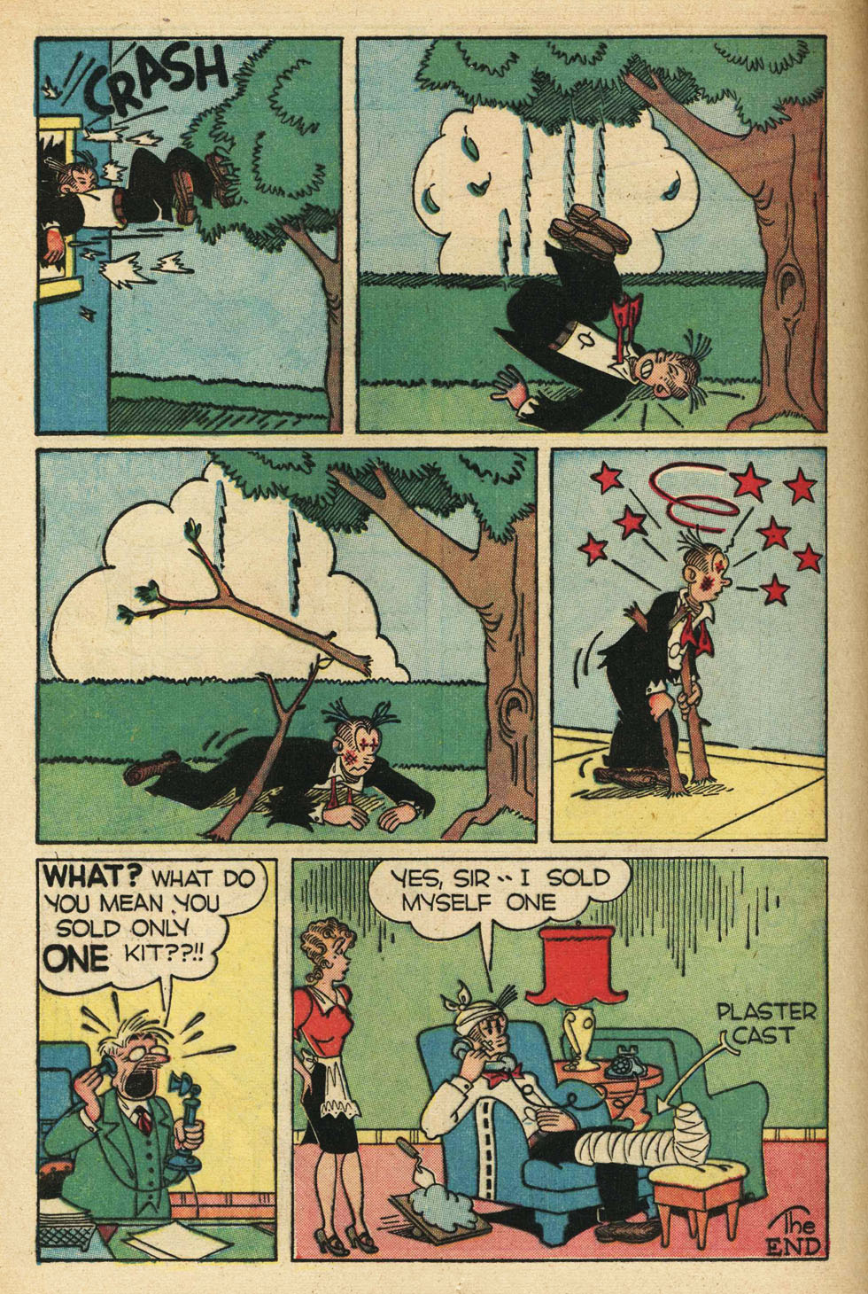 Read online Blondie Comics (1947) comic -  Issue #6 - 16