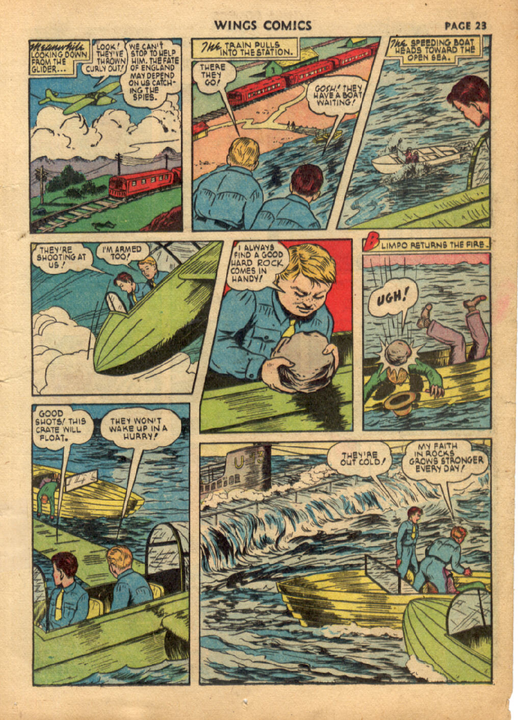 Read online Wings Comics comic -  Issue #21 - 25