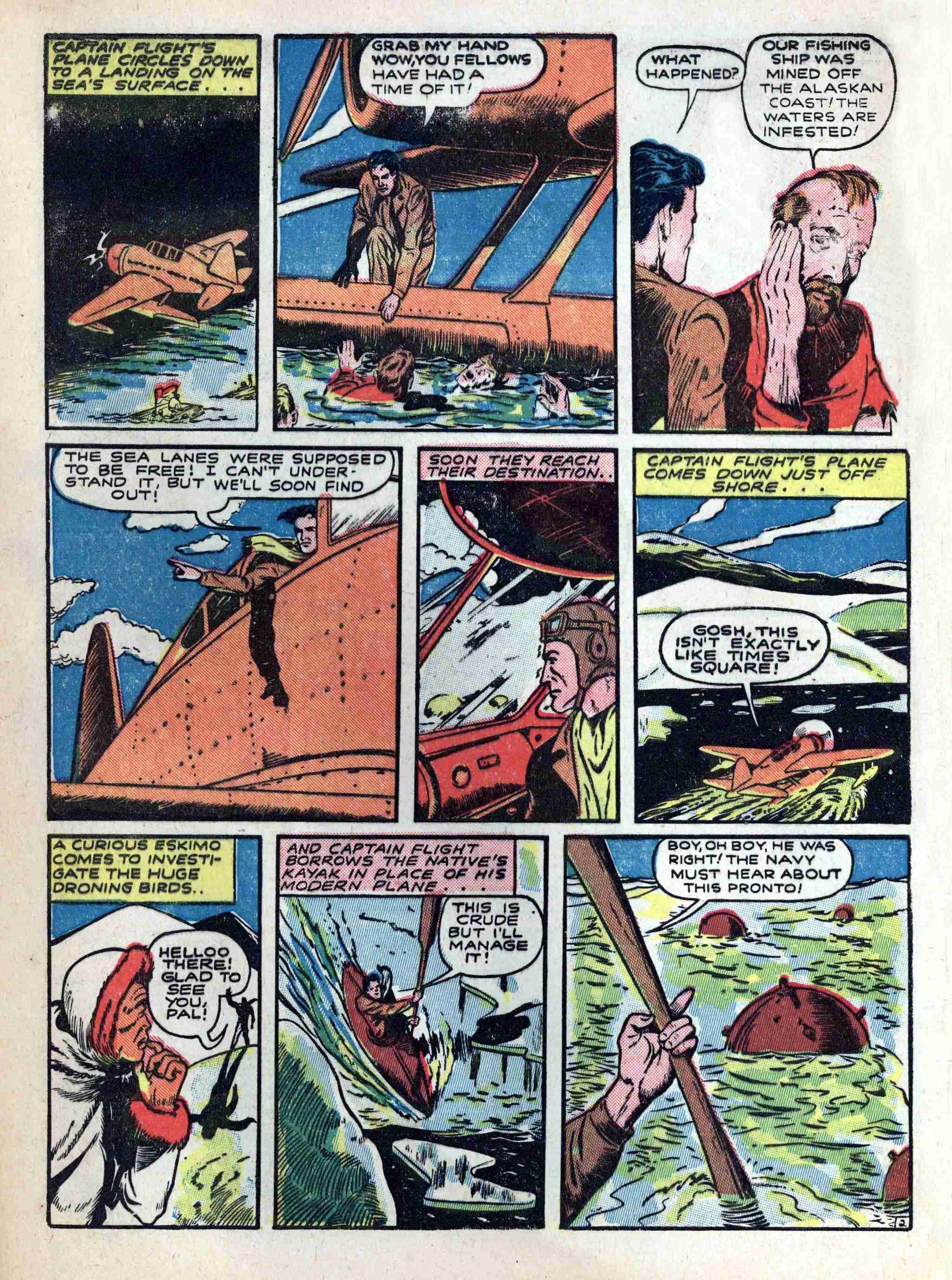 Read online Captain Flight Comics comic -  Issue #4 - 4