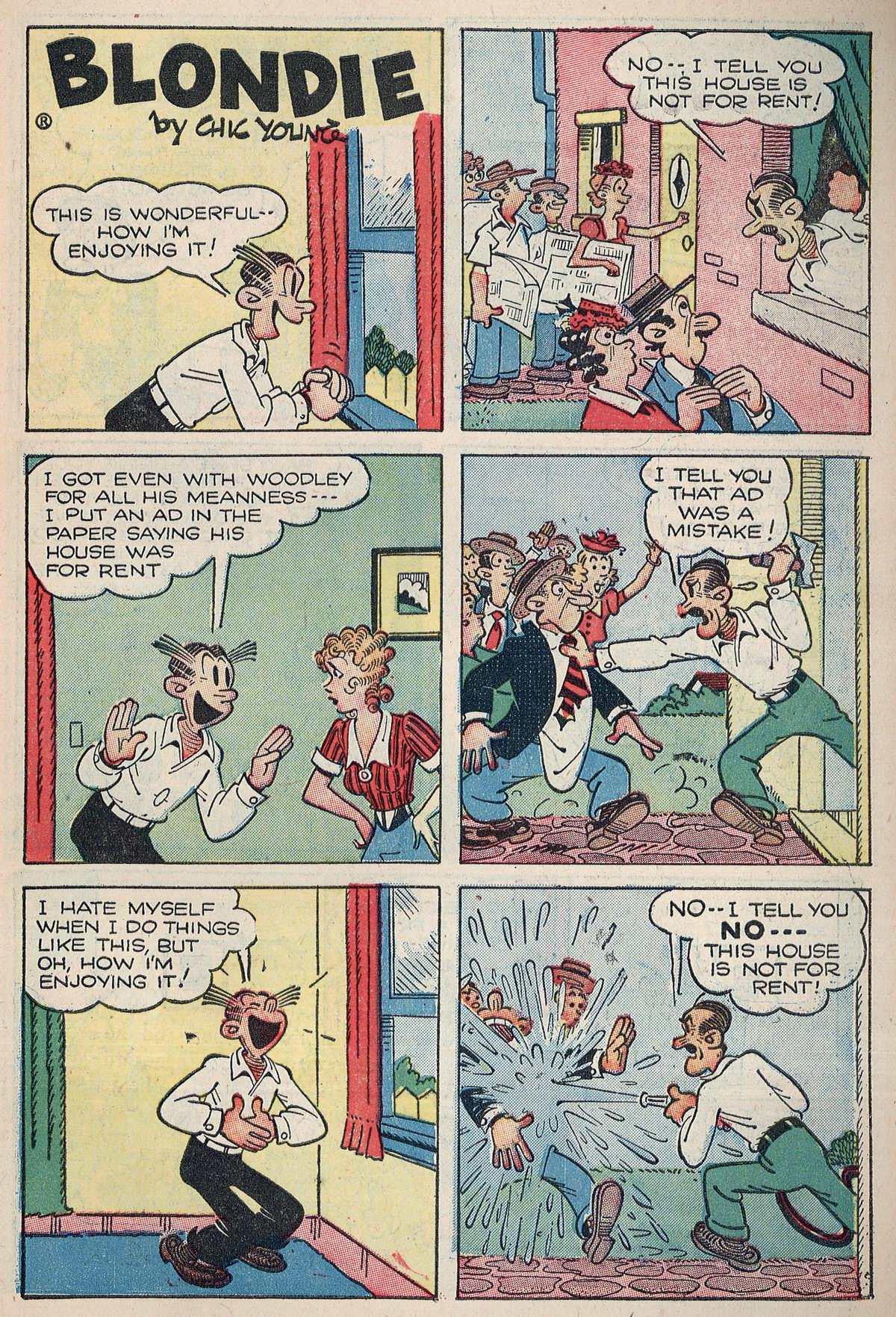 Read online Blondie Comics (1947) comic -  Issue #10 - 26