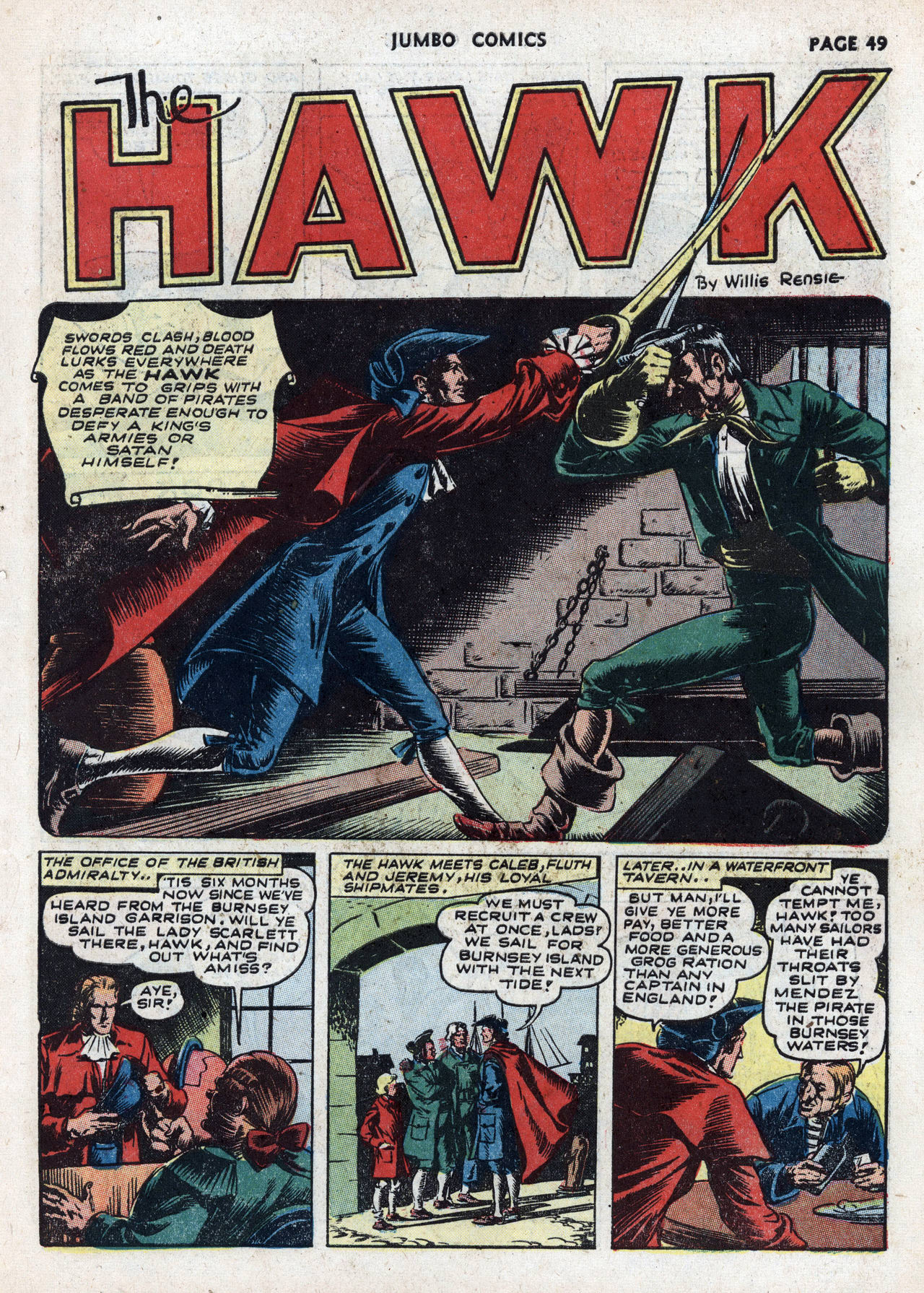 Read online Jumbo Comics comic -  Issue #48 - 51