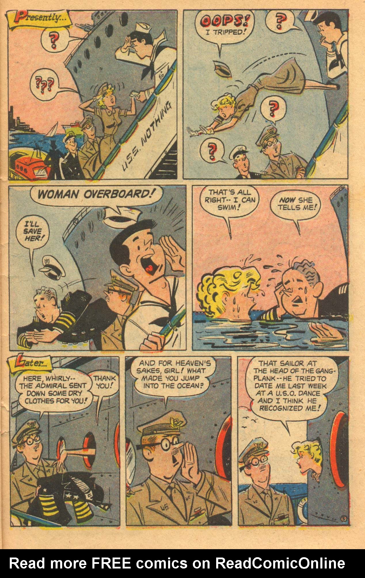 Read online G. I. Jane (1953) comic -  Issue #5 - 6