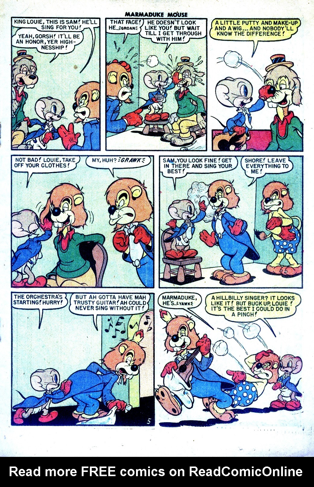 Read online Marmaduke Mouse comic -  Issue #26 - 19