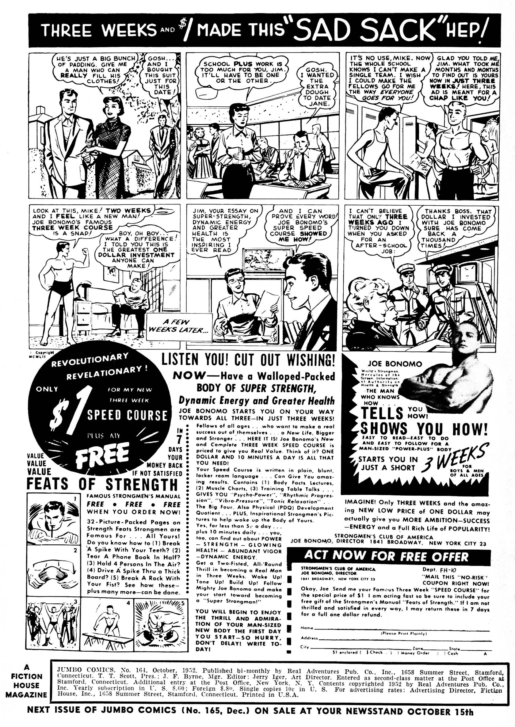 Read online Jumbo Comics comic -  Issue #164 - 2