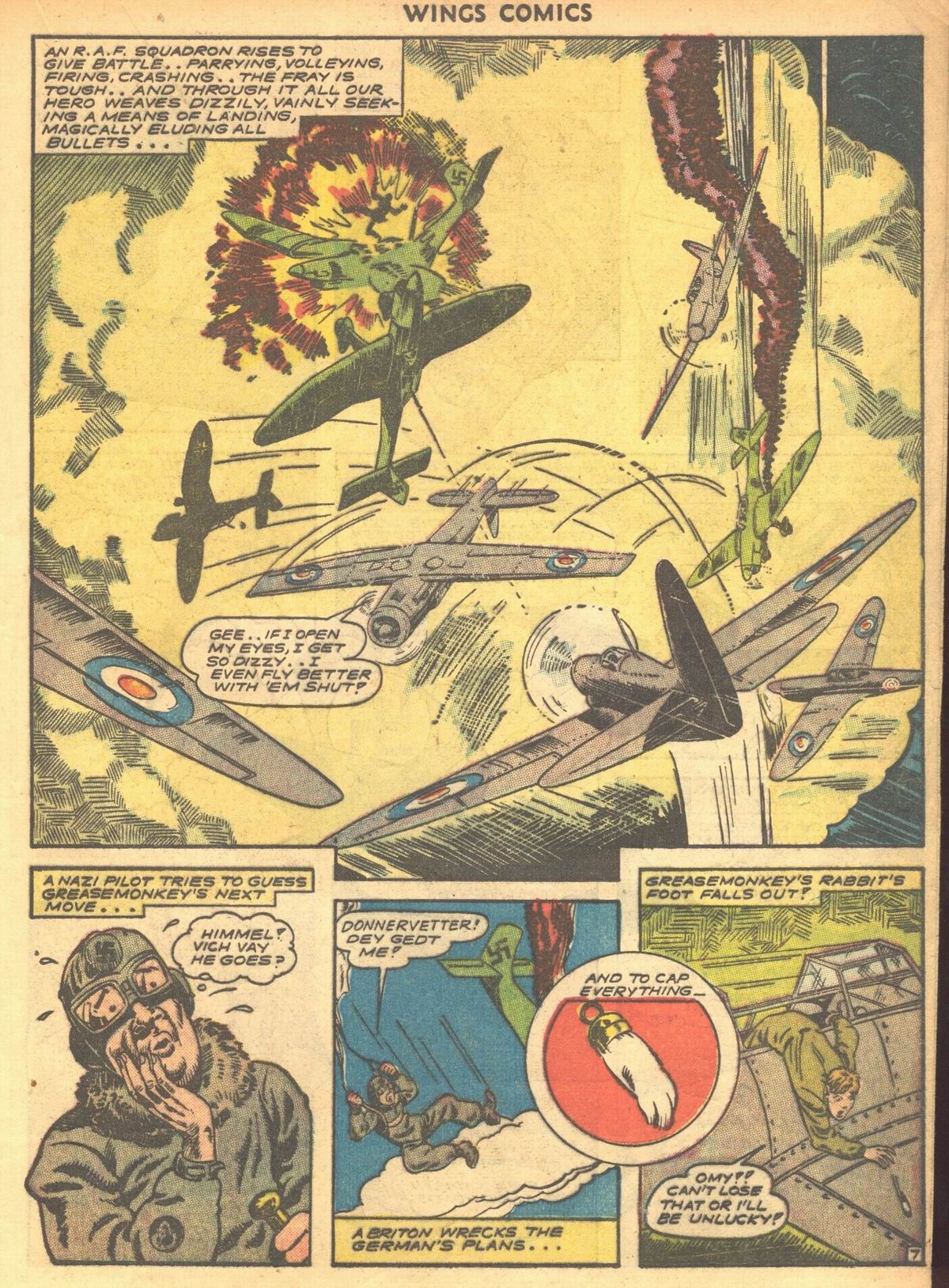 Read online Wings Comics comic -  Issue #35 - 31