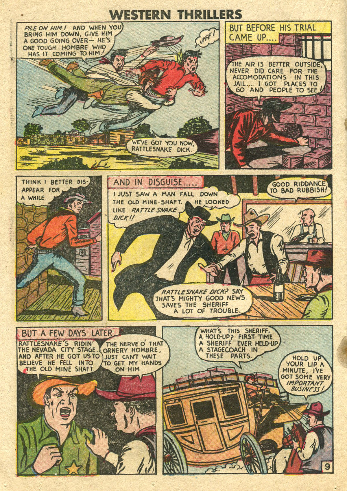 Read online Western Thrillers (1948) comic -  Issue #3 - 20