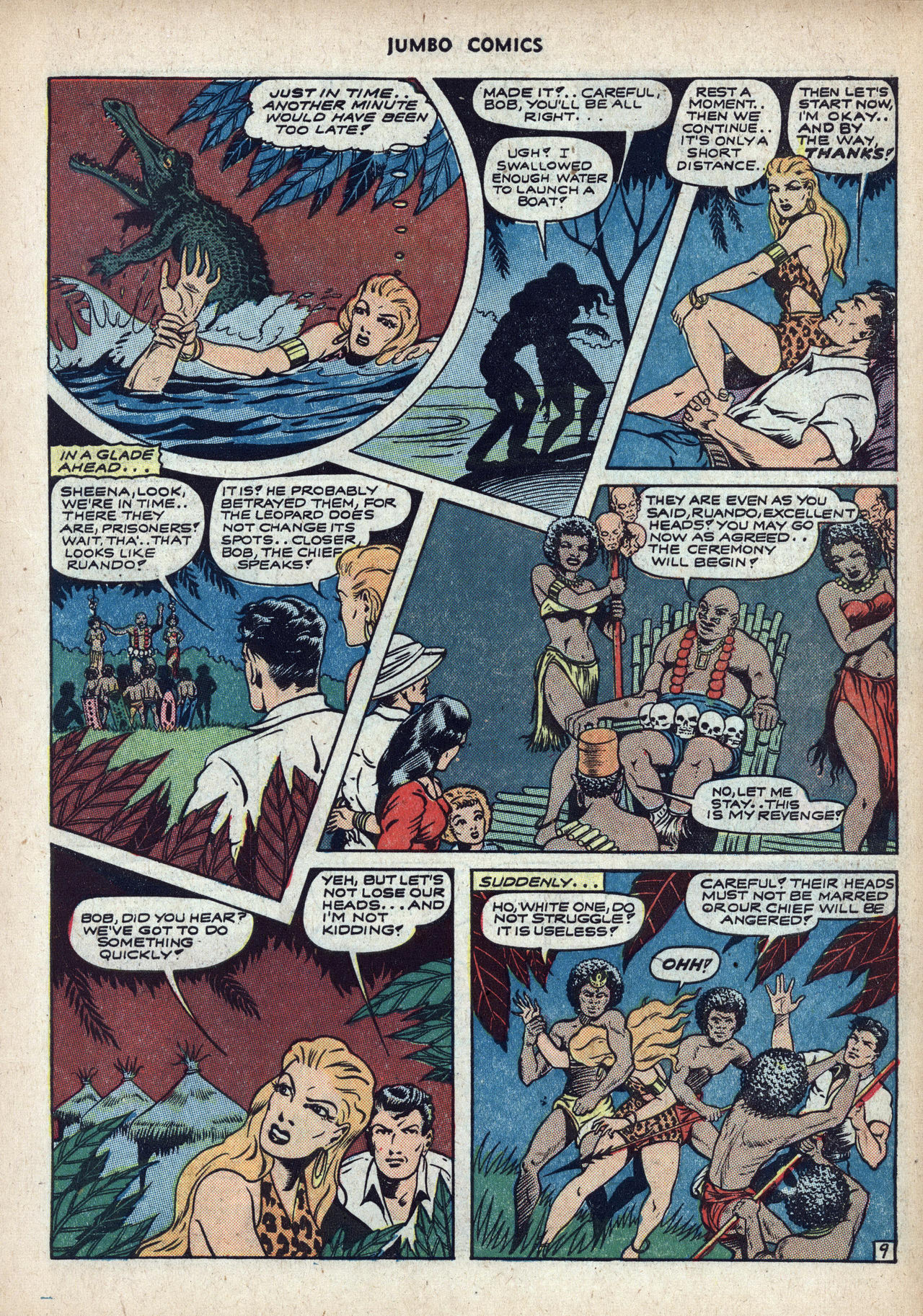 Read online Jumbo Comics comic -  Issue #56 - 11