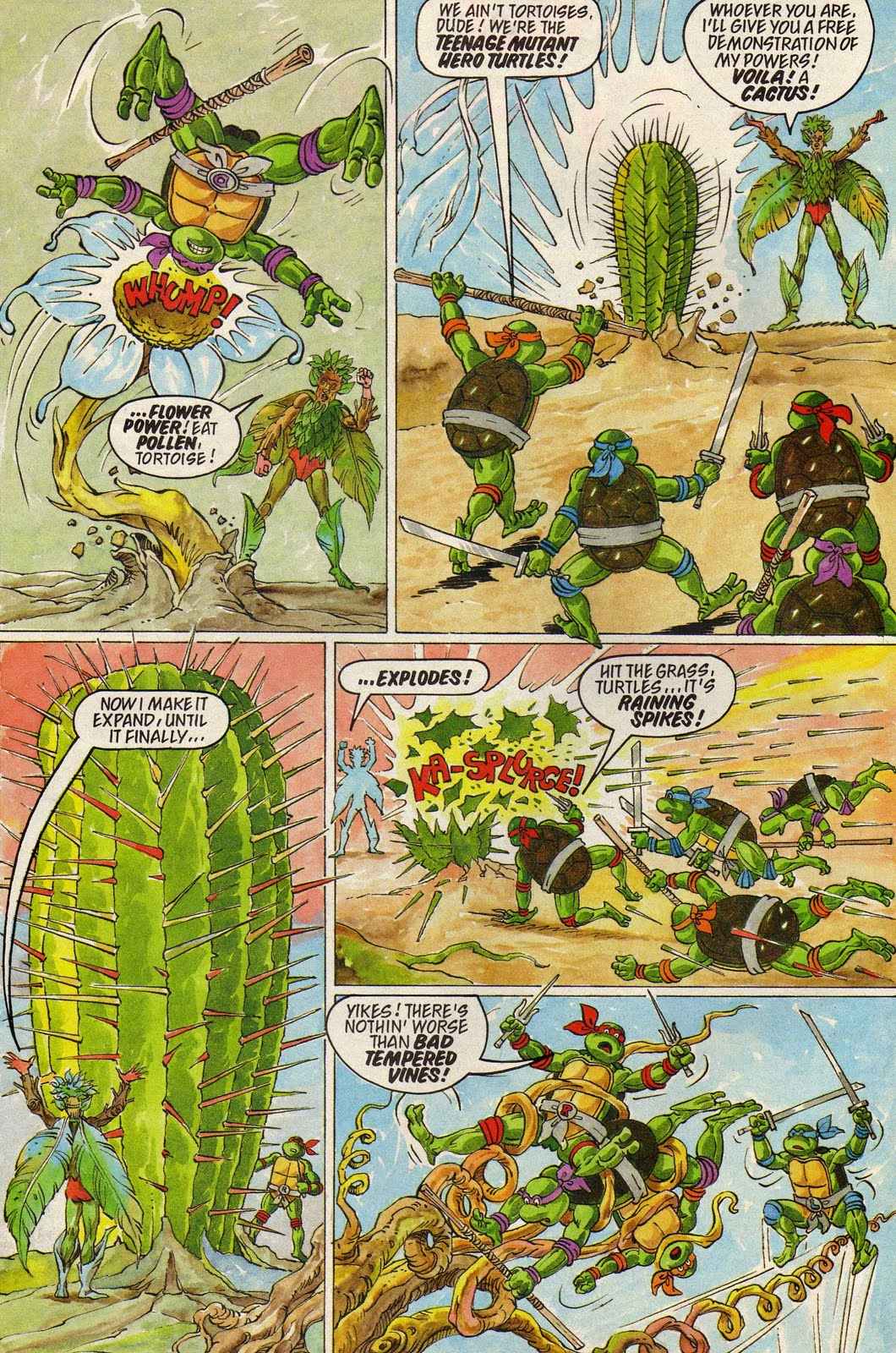 Read online Teenage Mutant Hero Turtles Adventures comic -  Issue #21 - 22
