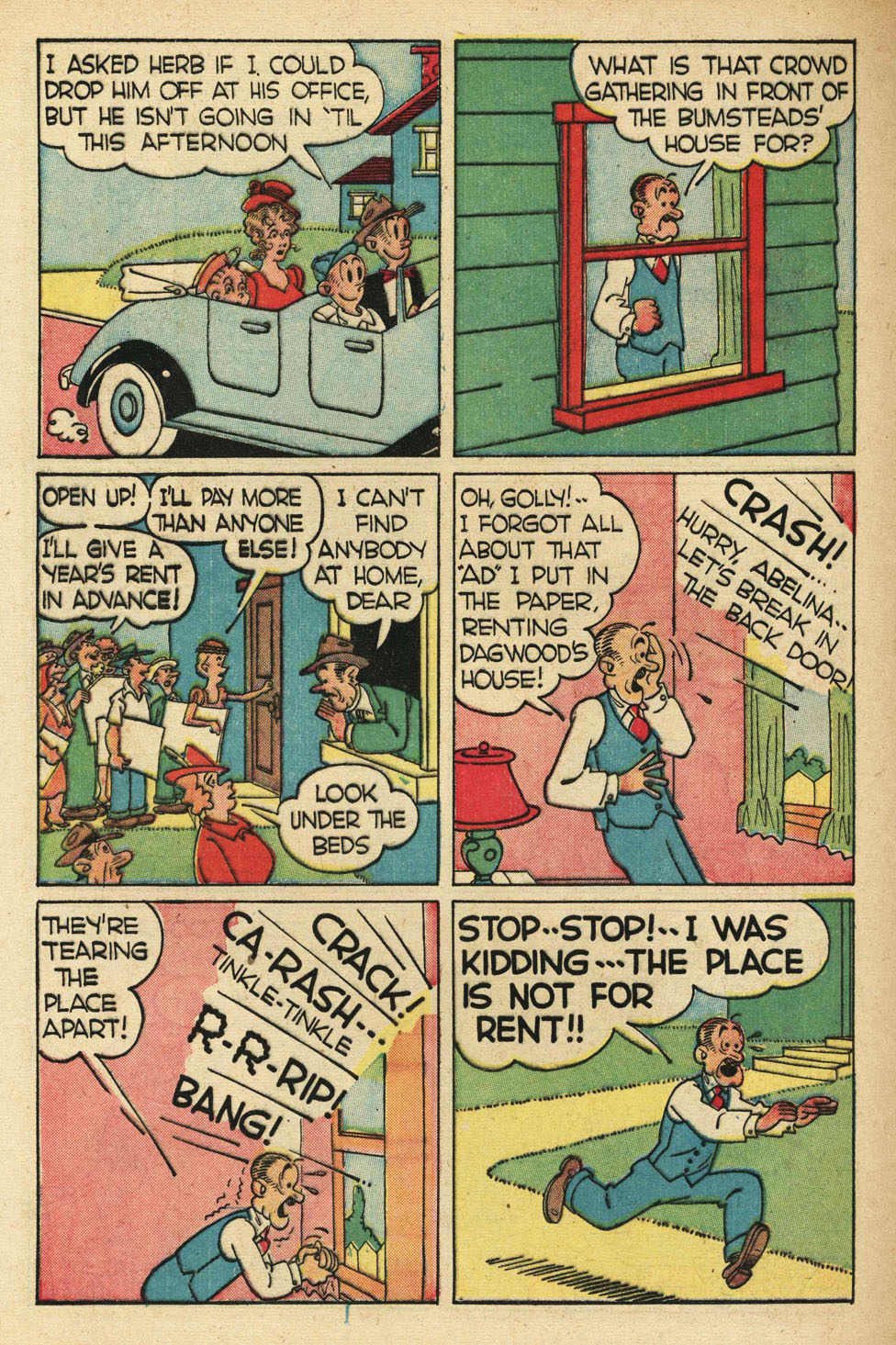 Read online Blondie Comics (1947) comic -  Issue #6 - 31