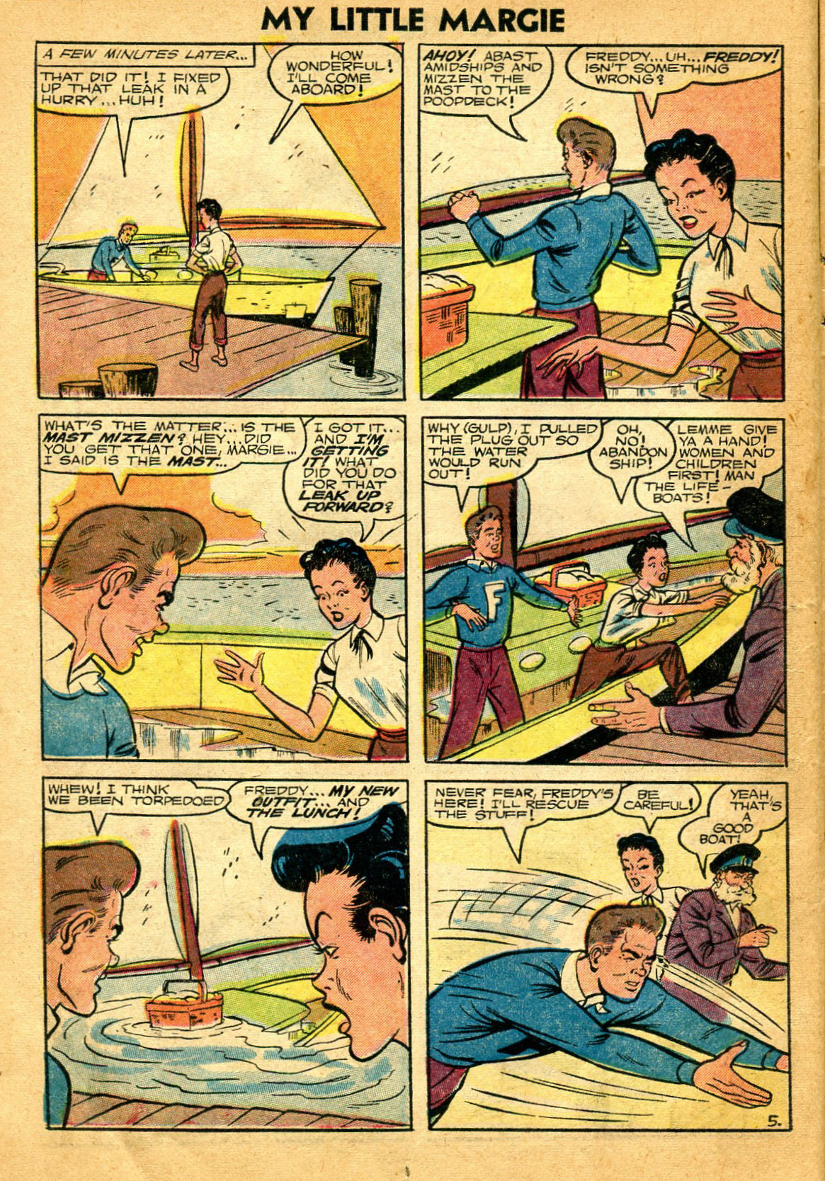 Read online My Little Margie (1954) comic -  Issue #2 - 14